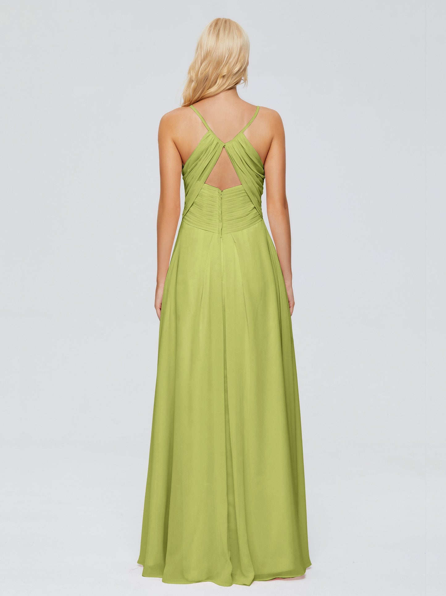 Hadley Spaghetti Straps Chiffon Bridesmaid Dresses