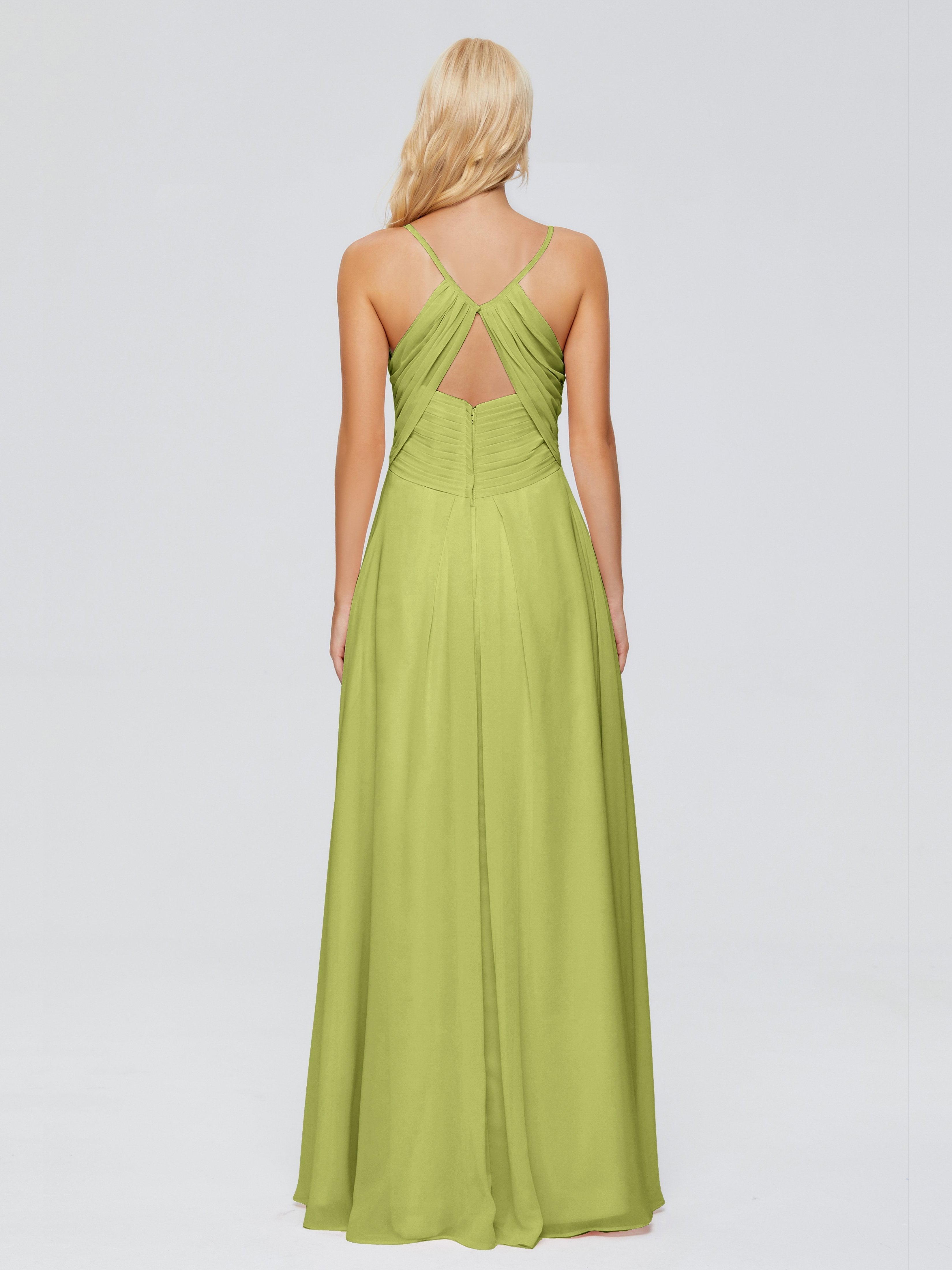 Hadley Spaghetti Straps Chiffon Bridesmaid Dresses