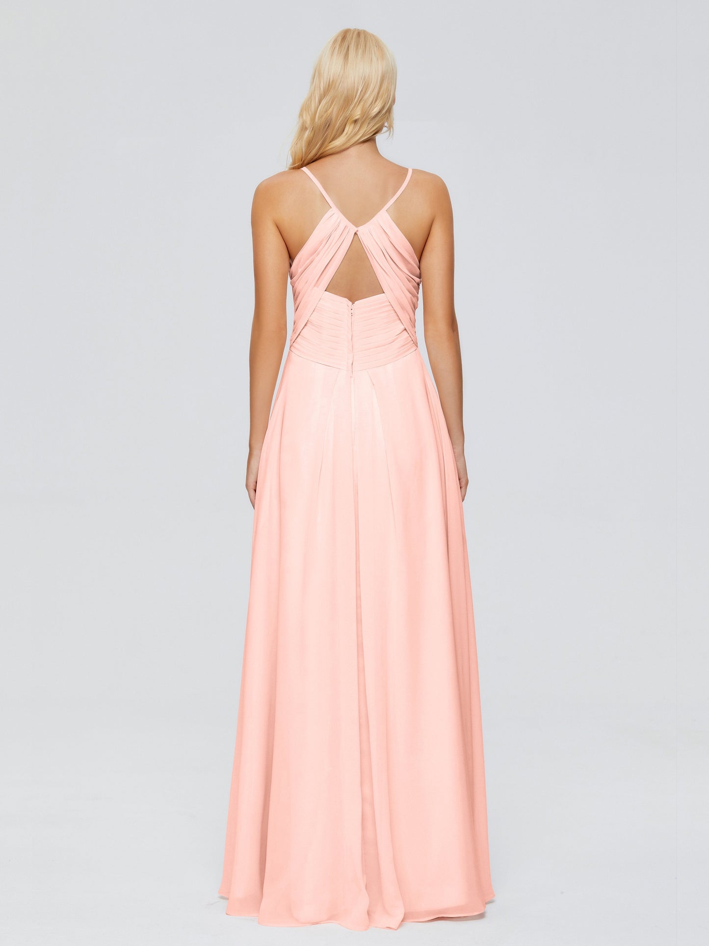 Hadley Spaghetti Straps Chiffon Bridesmaid Dresses