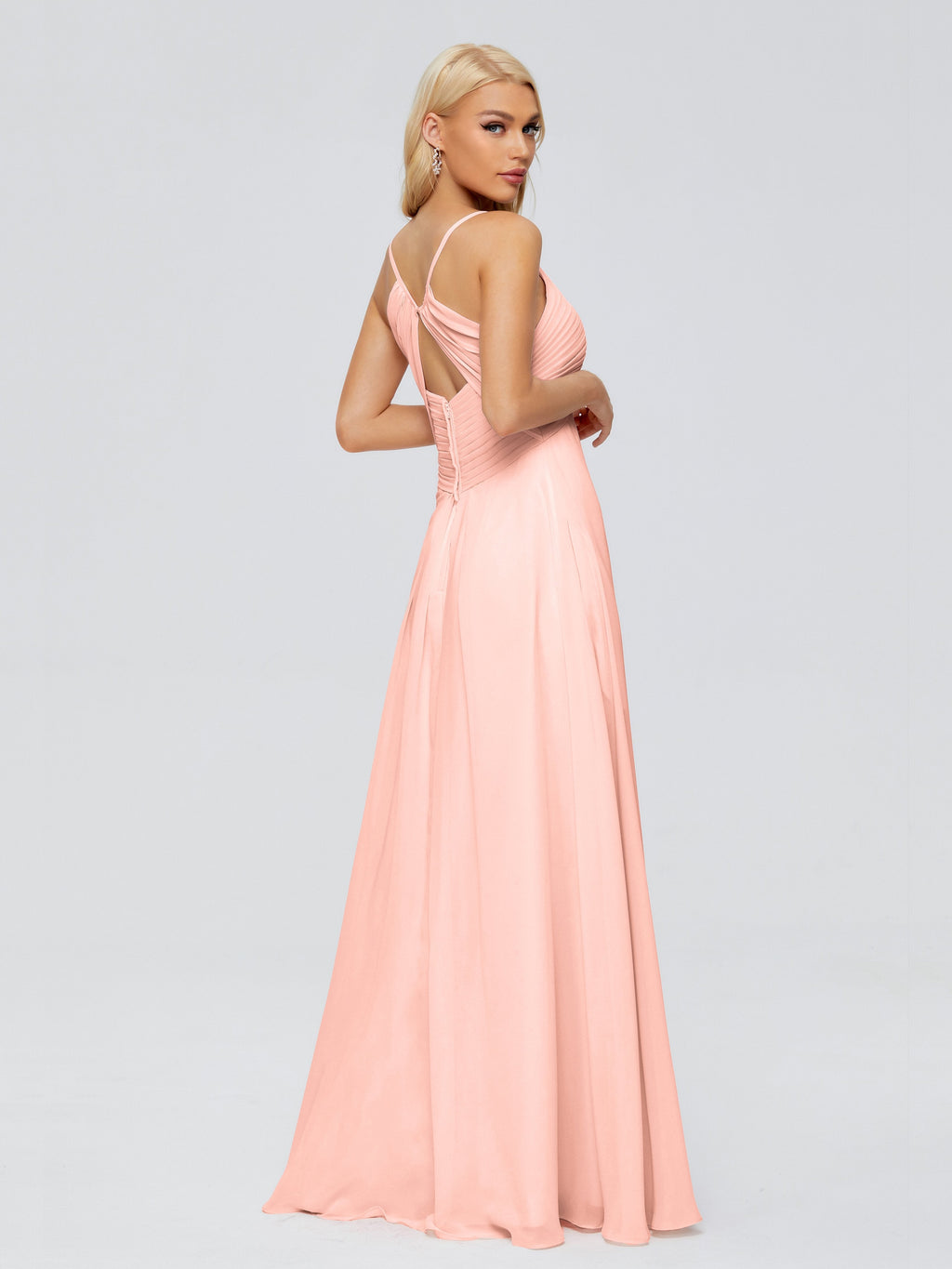 Hadley Spaghetti Straps Chiffon Bridesmaid Dresses