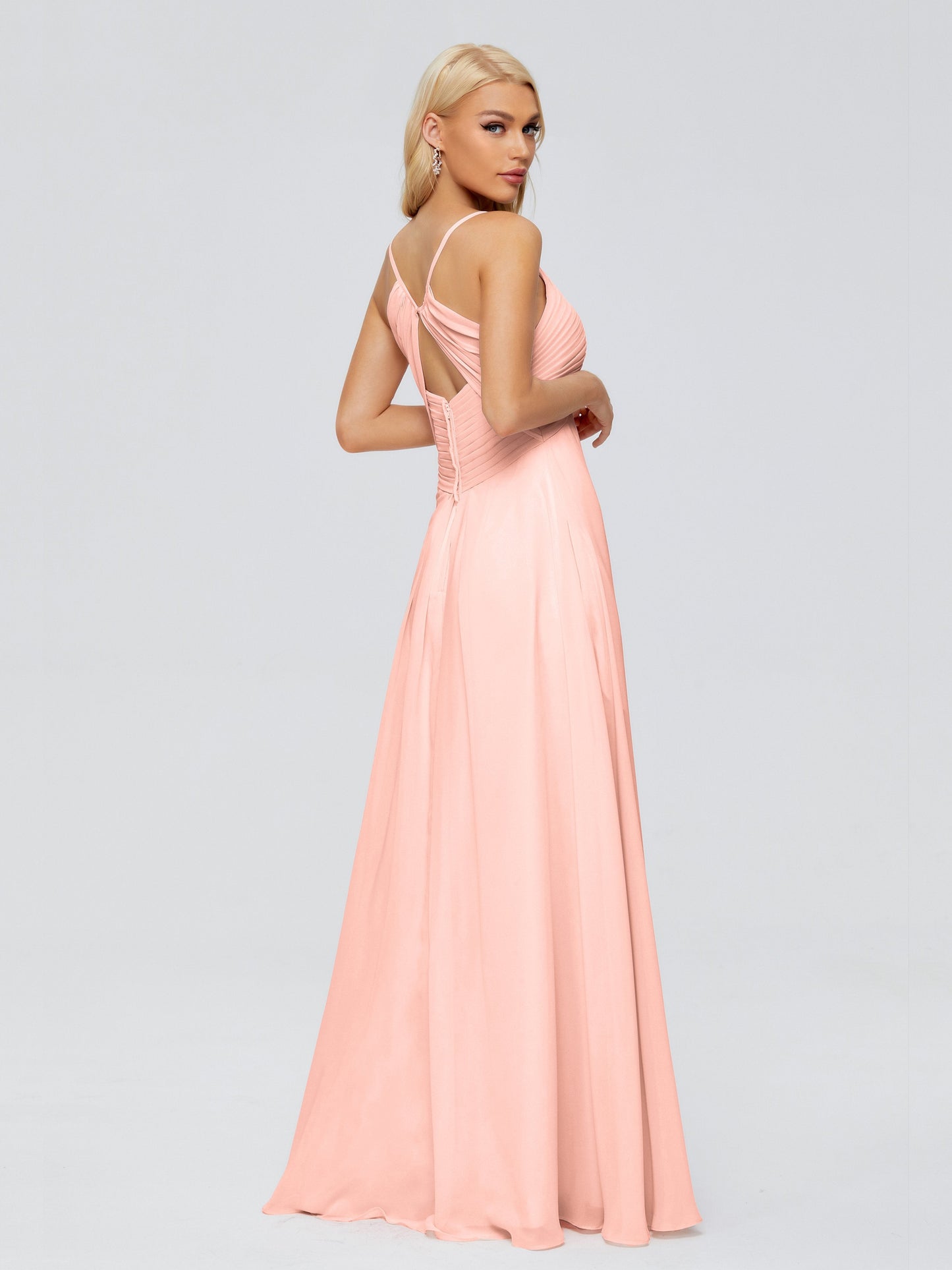 Hadley Spaghetti Straps Chiffon Bridesmaid Dresses