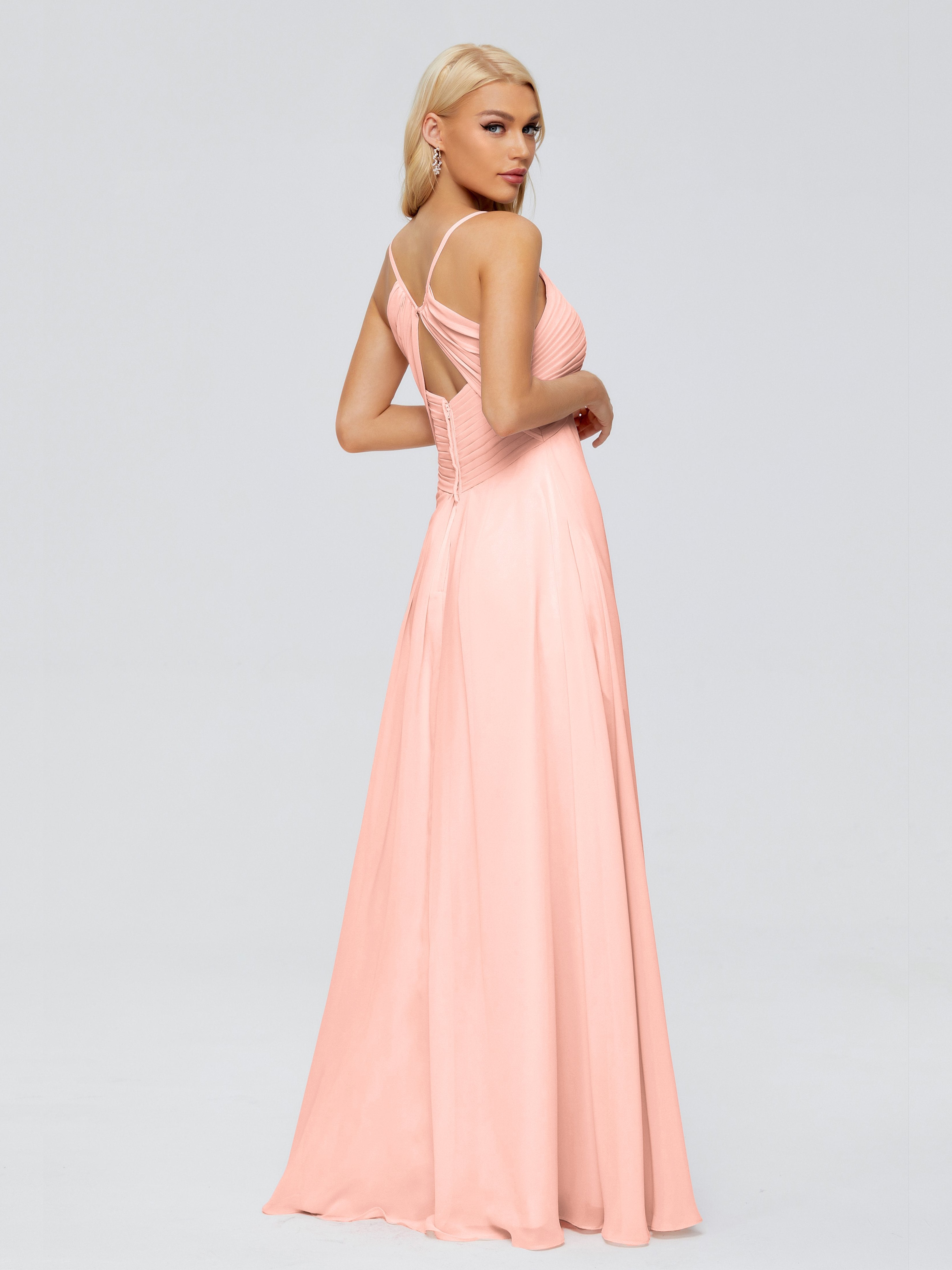 Hadley Spaghetti Straps Chiffon Bridesmaid Dresses