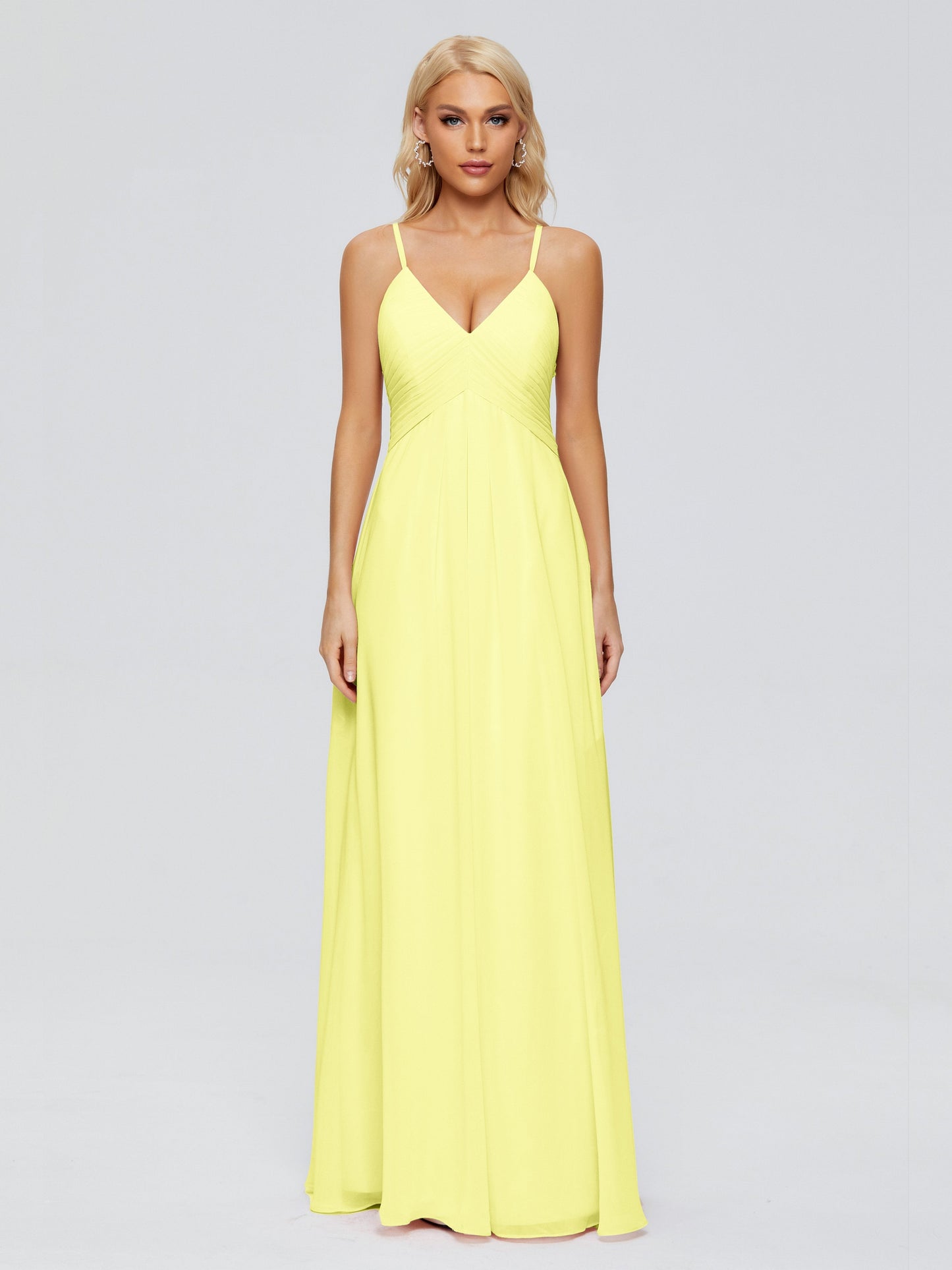 Hadley Spaghetti Straps Chiffon Bridesmaid Dresses