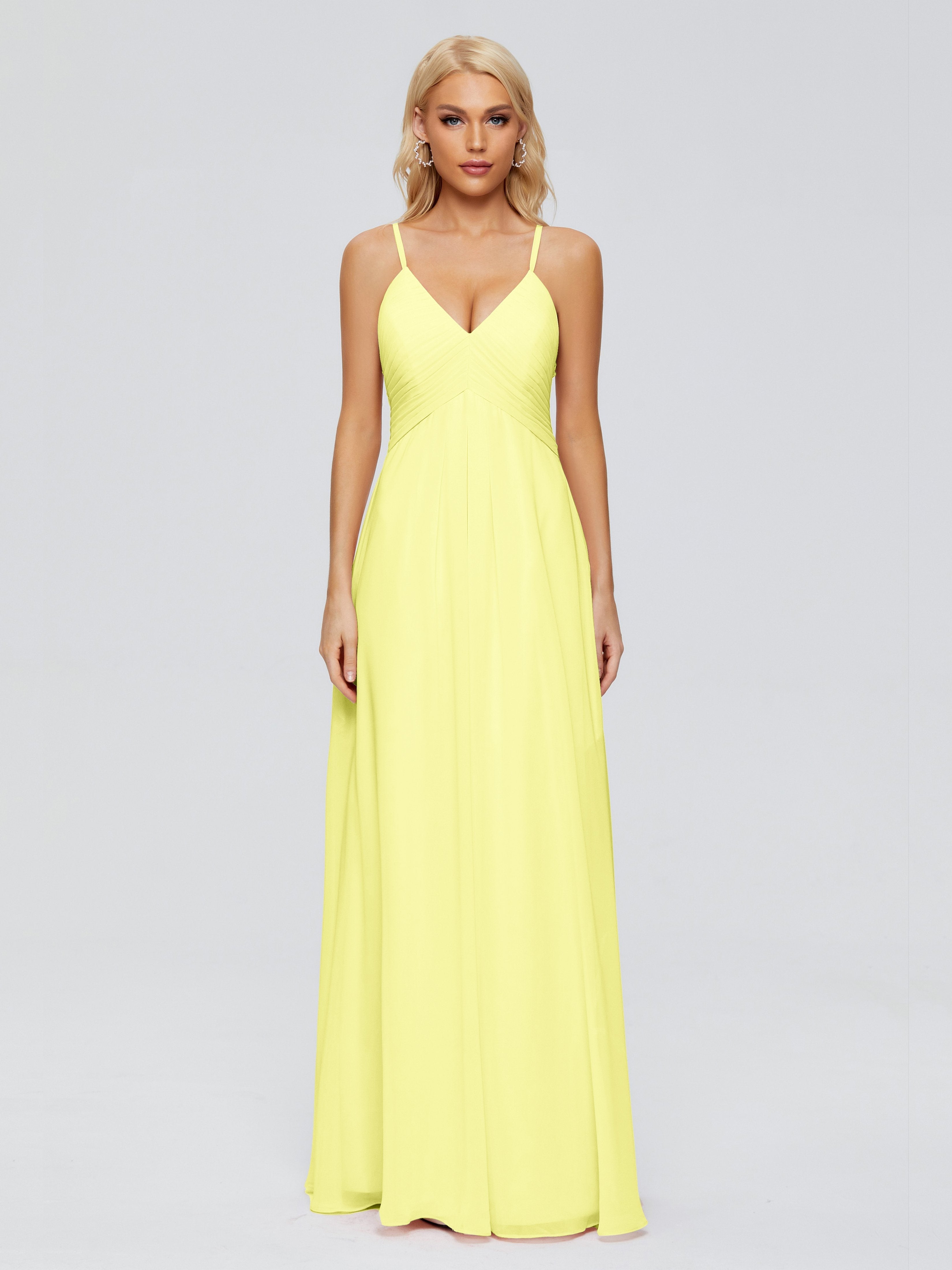 Hadley Spaghetti Straps Chiffon Bridesmaid Dresses
