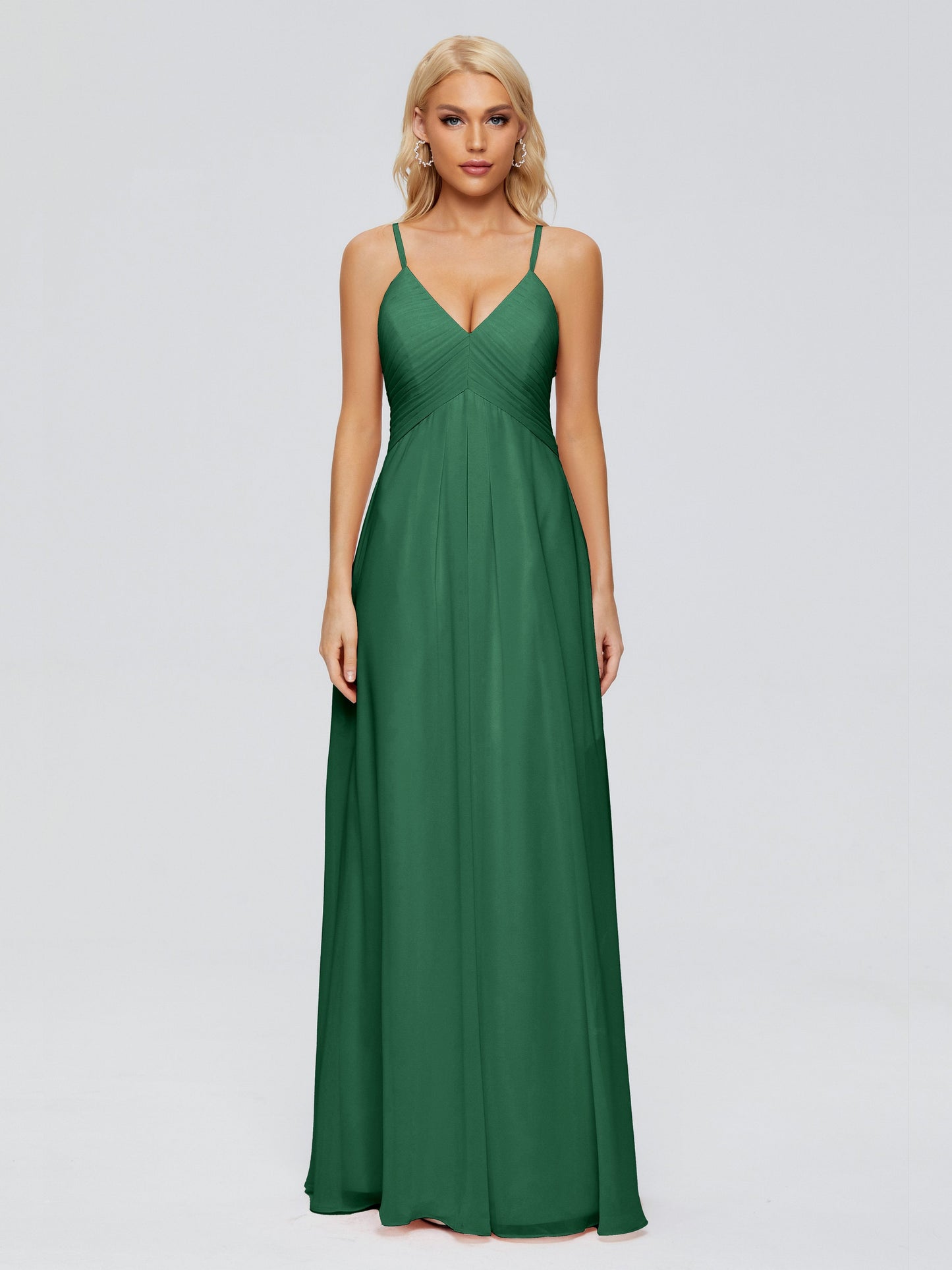 Hadley Spaghetti Straps Chiffon Bridesmaid Dresses
