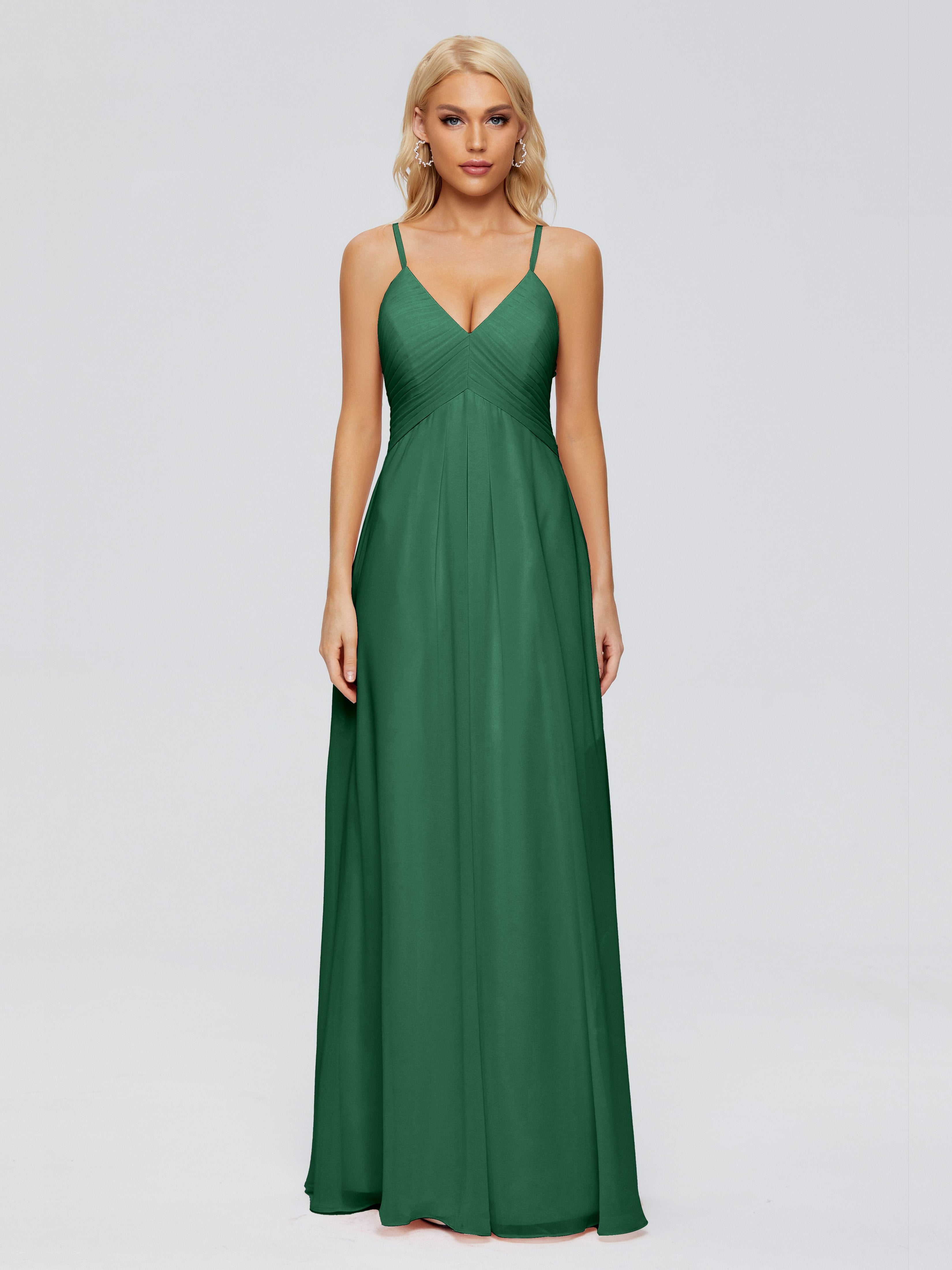 Hadley Spaghetti Straps Chiffon Bridesmaid Dresses