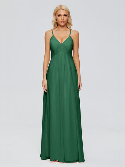 Hadley Spaghetti Straps Chiffon Bridesmaid Dresses
