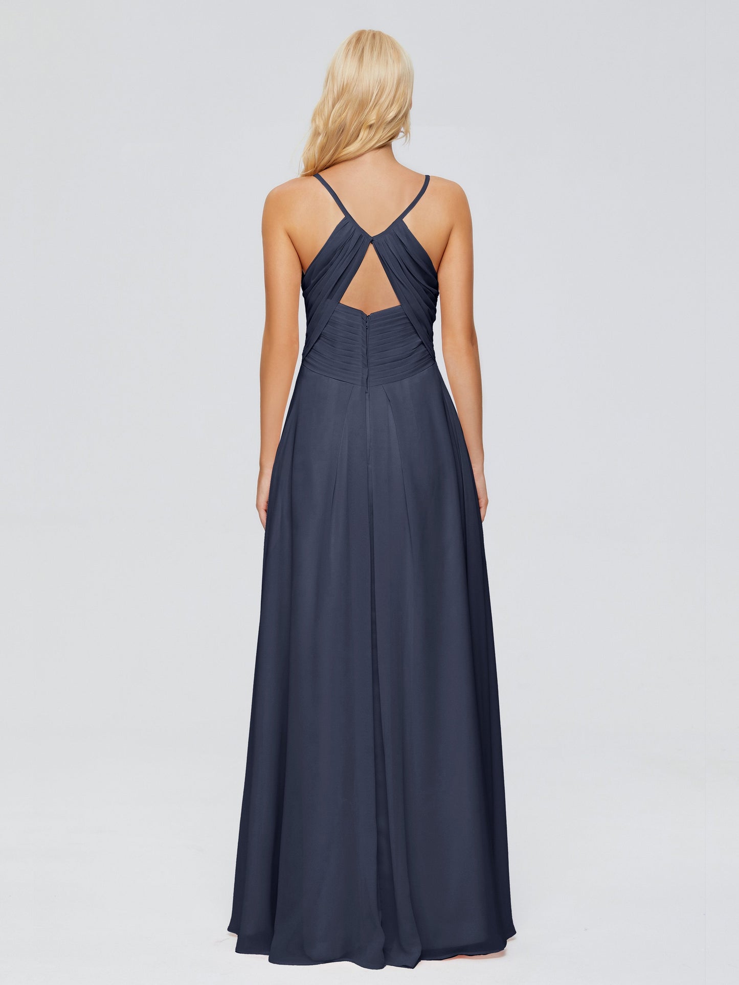 Hadley Spaghetti Straps Chiffon Bridesmaid Dresses