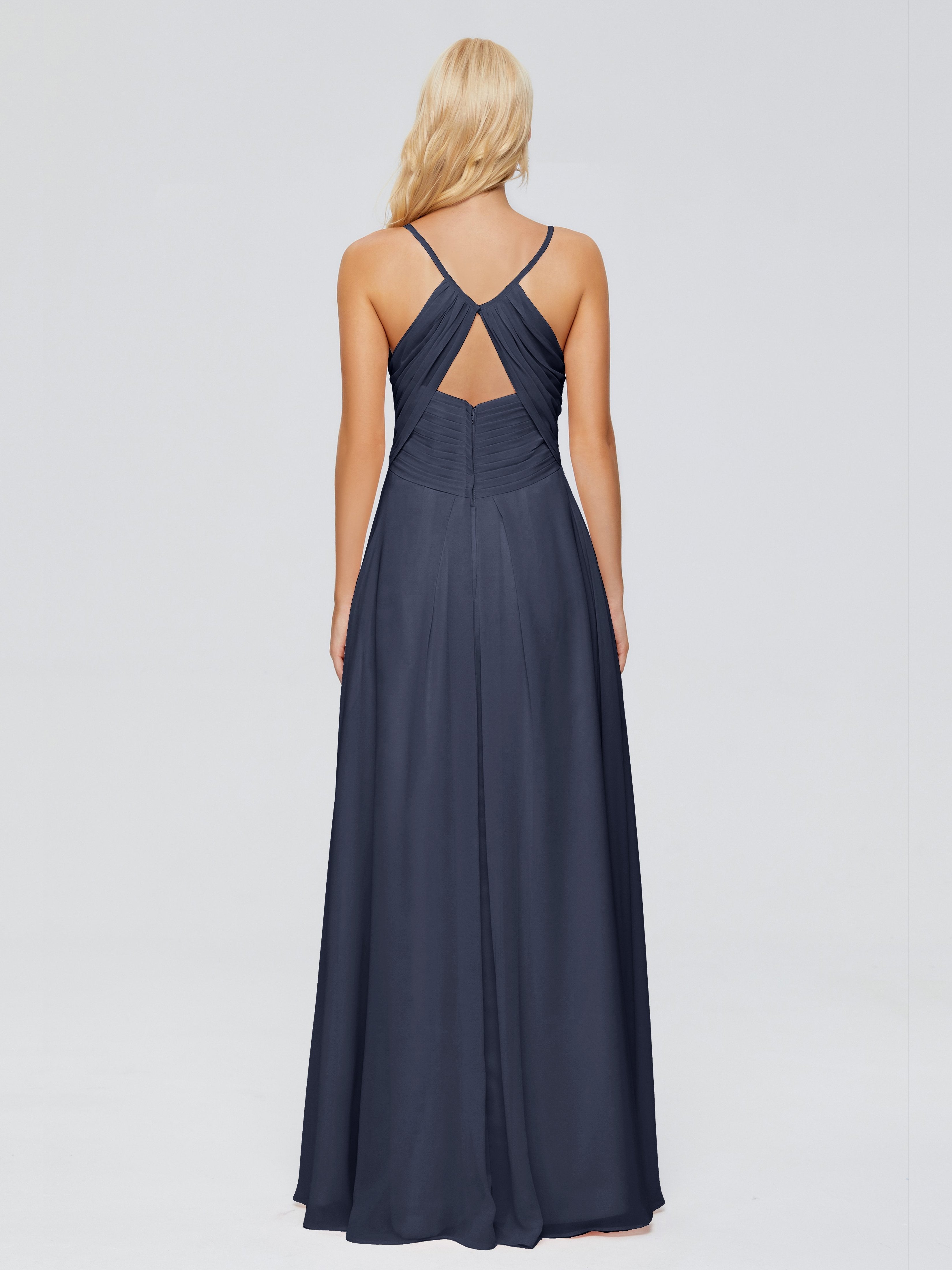 Hadley Spaghetti Straps Chiffon Bridesmaid Dresses