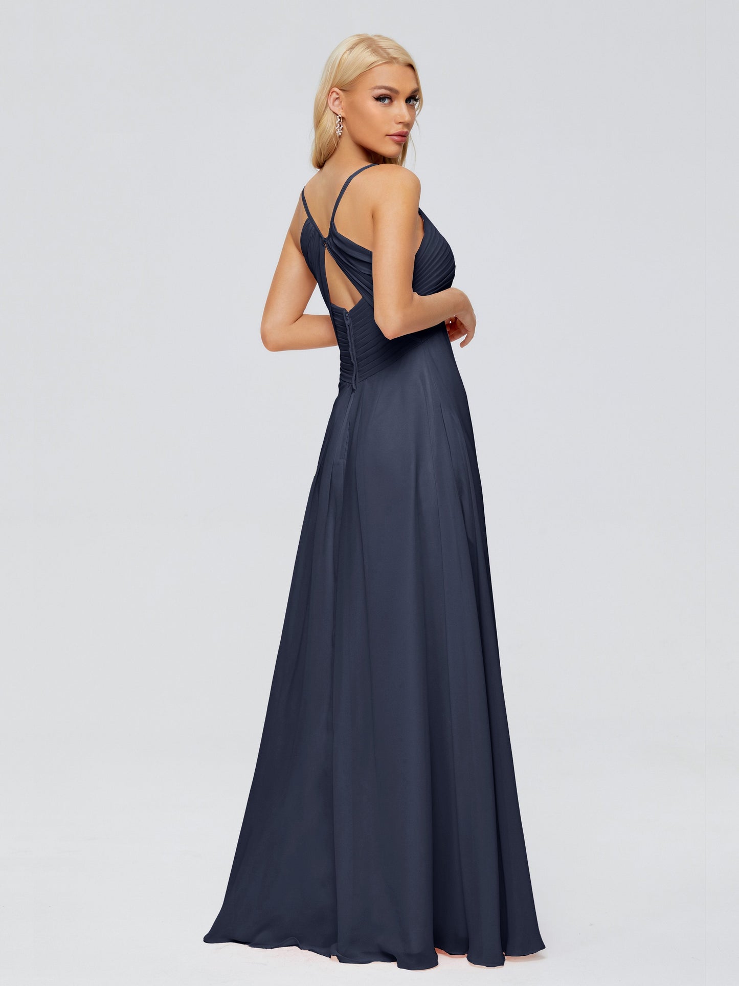 Hadley Spaghetti Straps Chiffon Bridesmaid Dresses