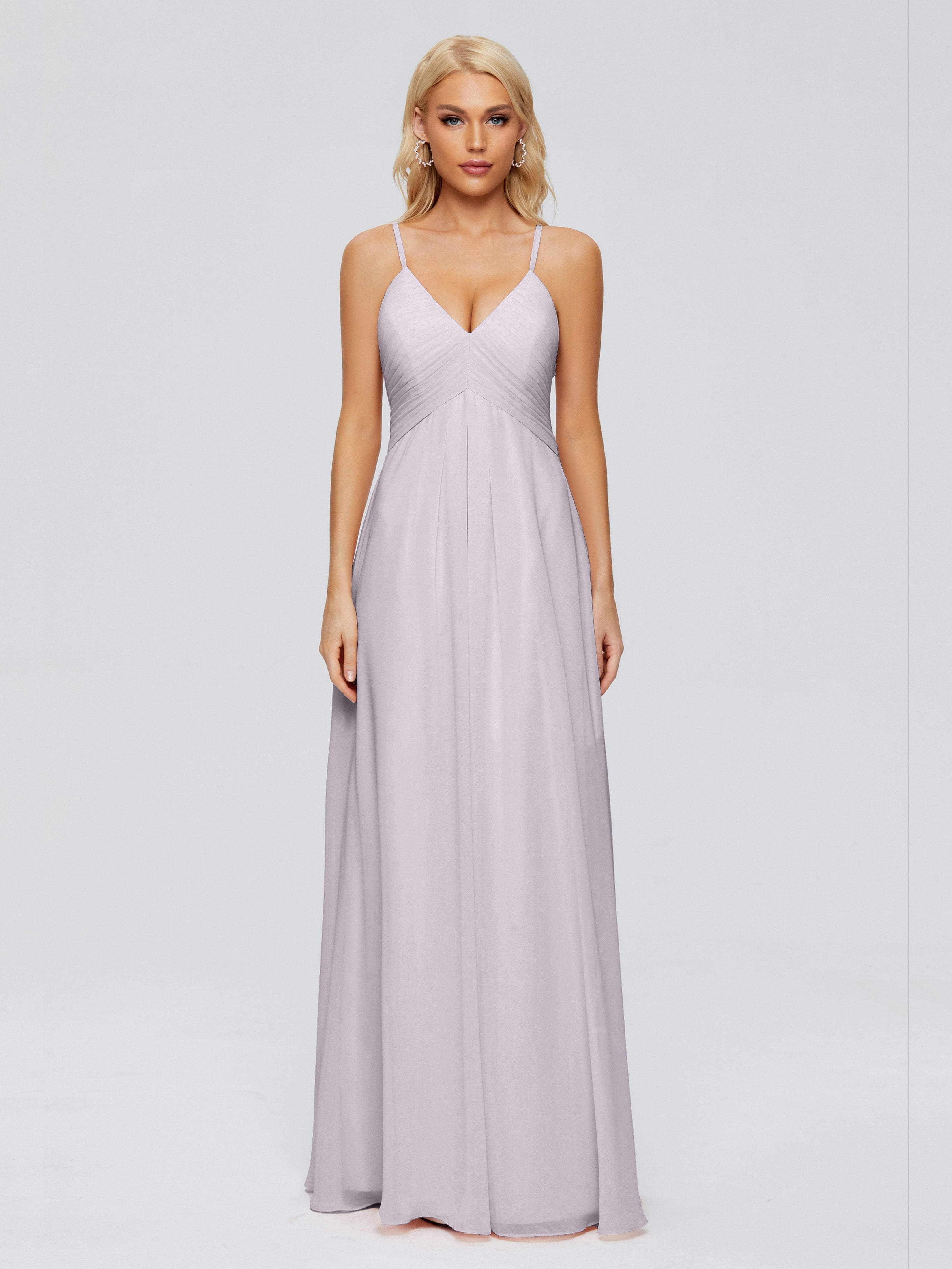 Hadley Spaghetti Straps Chiffon Bridesmaid Dresses