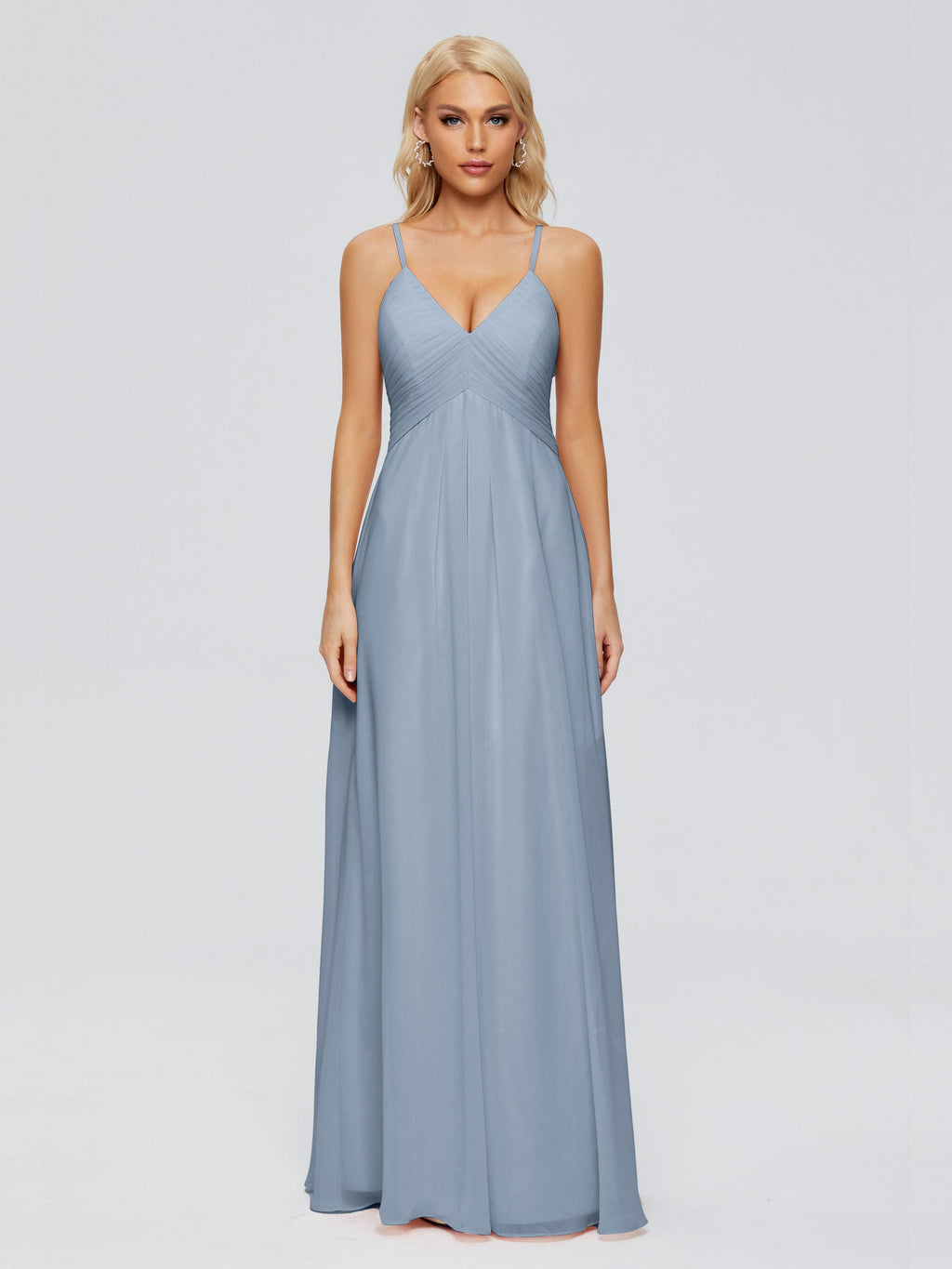 Hadley Spaghetti Straps Chiffon Bridesmaid Dresses