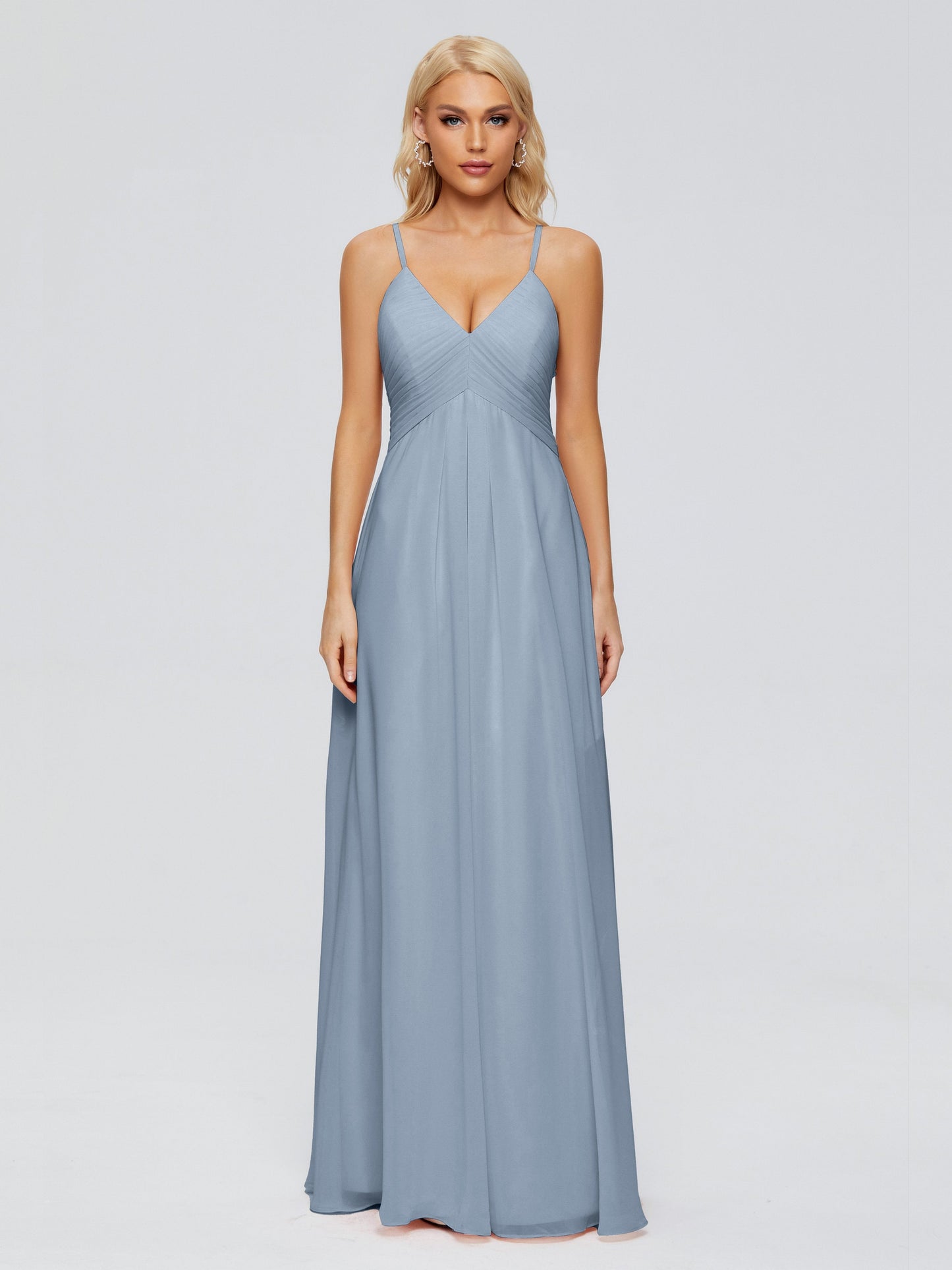 Hadley Spaghetti Straps Chiffon Bridesmaid Dresses