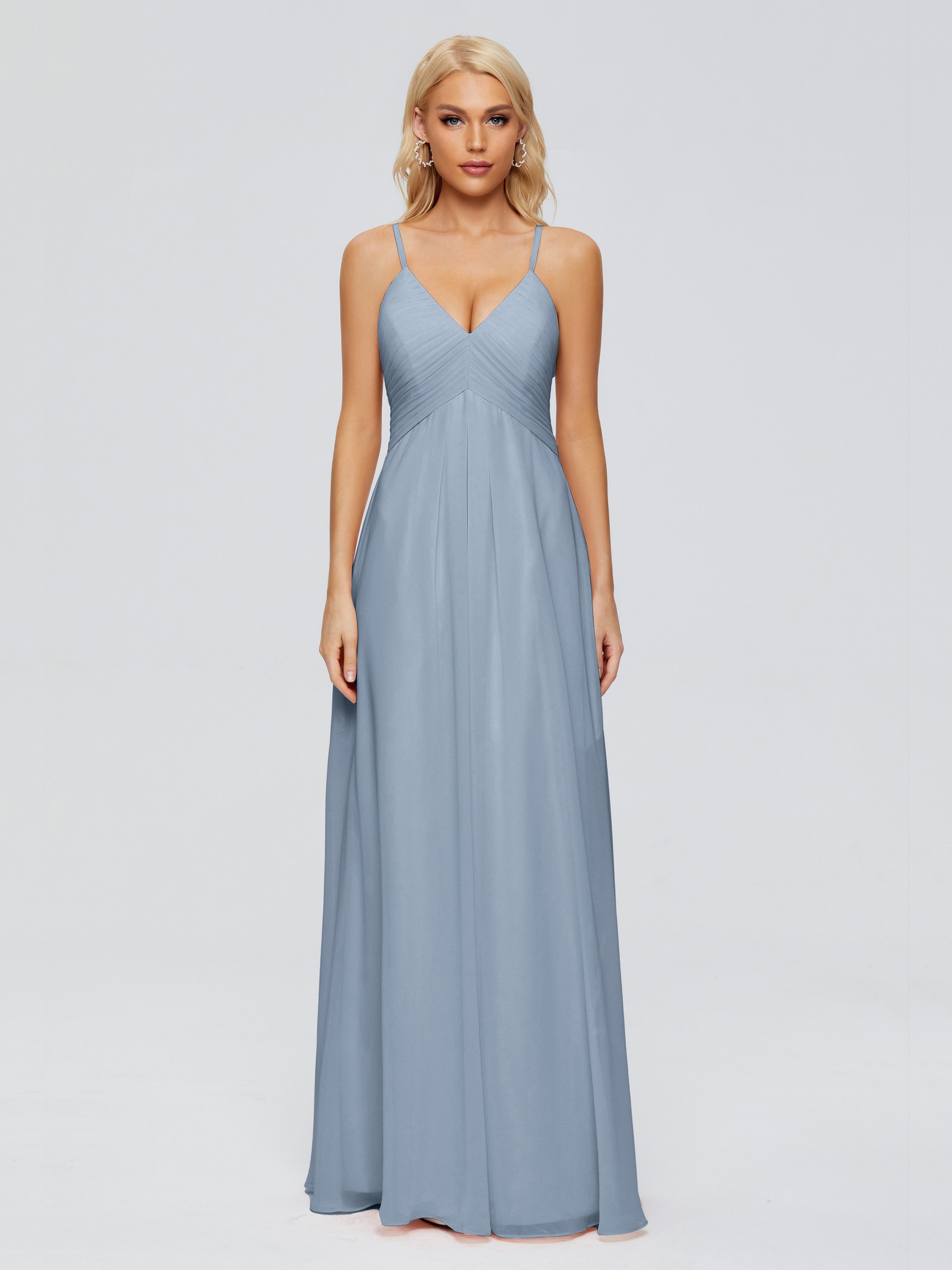 Hadley Spaghetti Straps Chiffon Bridesmaid Dresses