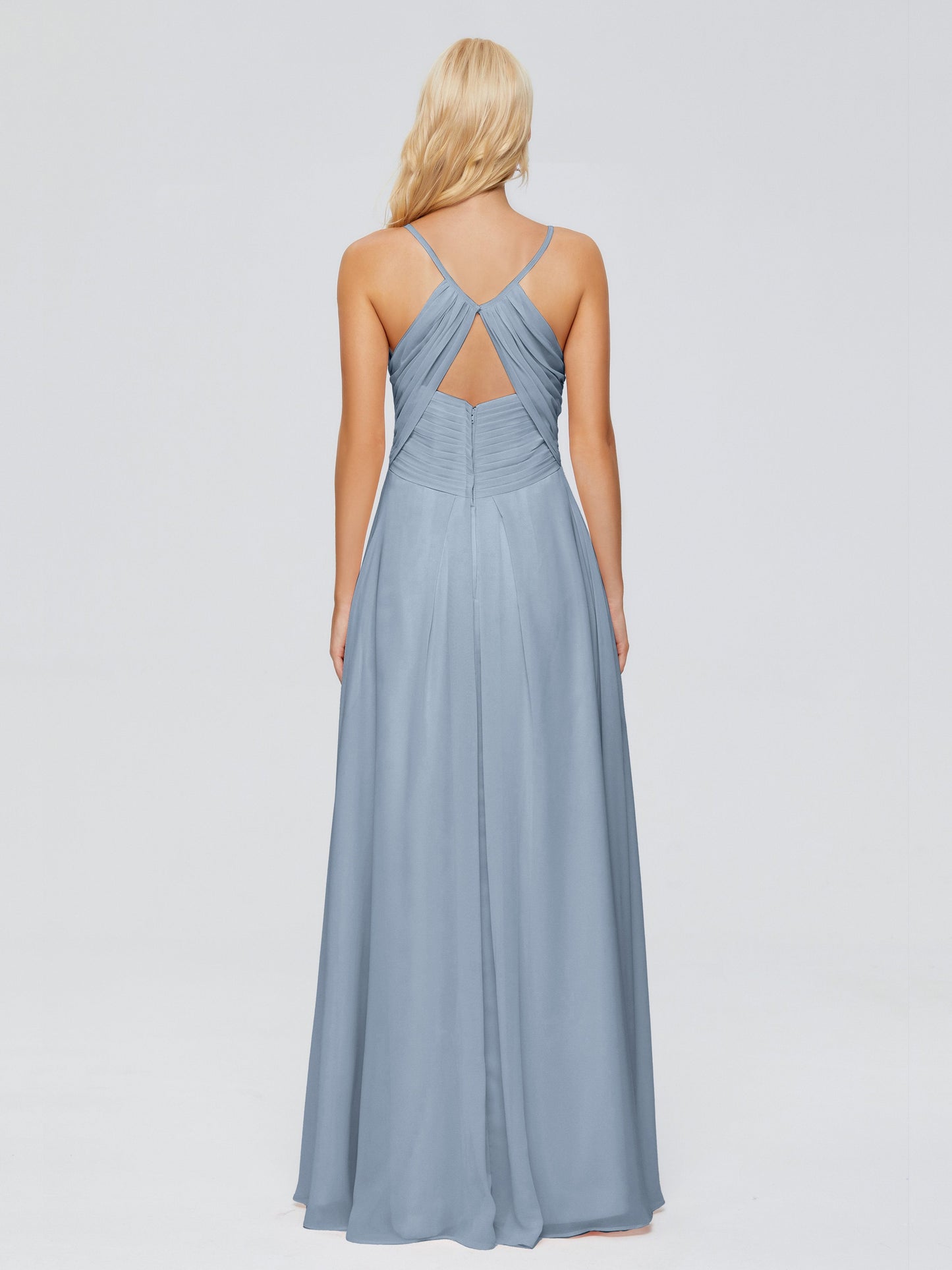 Hadley Spaghetti Straps Chiffon Bridesmaid Dresses