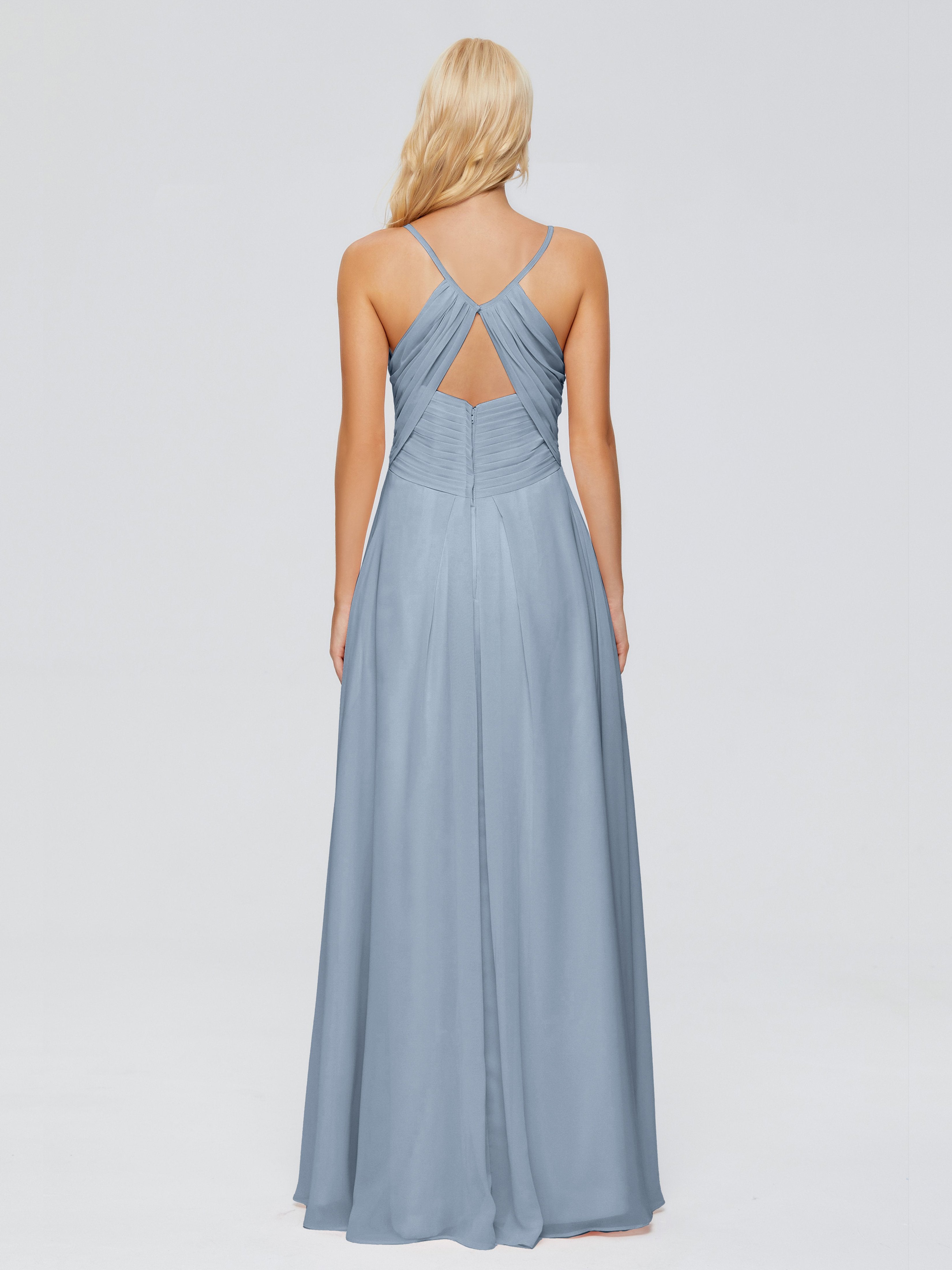 Hadley Spaghetti Straps Chiffon Bridesmaid Dresses