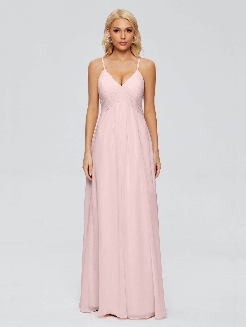 Hadley Spaghetti Straps Chiffon Bridesmaid Dresses