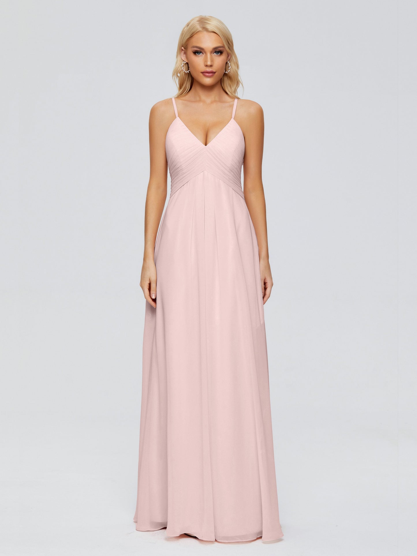 Hadley Spaghetti Straps Chiffon Bridesmaid Dresses