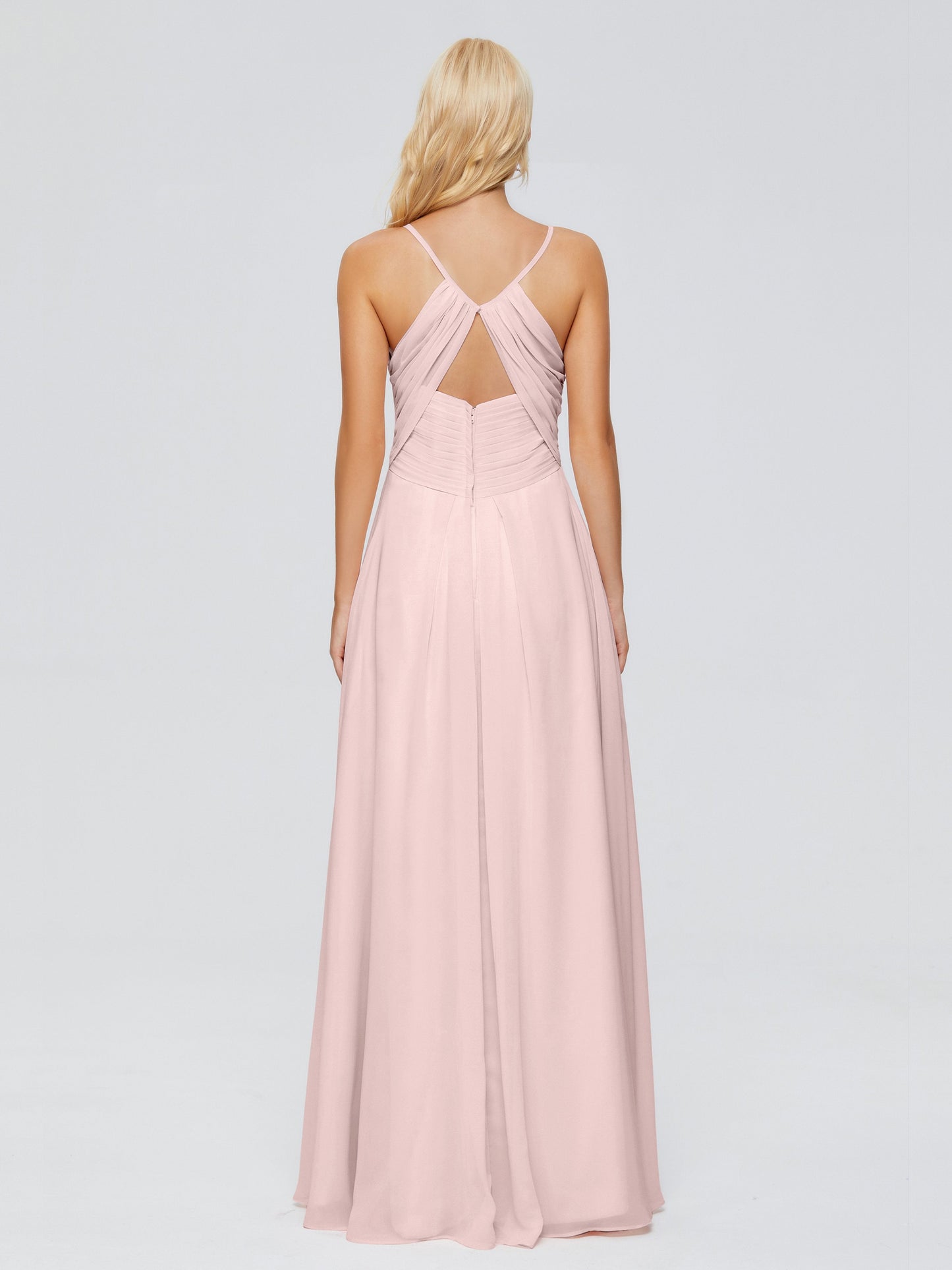 Hadley Spaghetti Straps Chiffon Bridesmaid Dresses