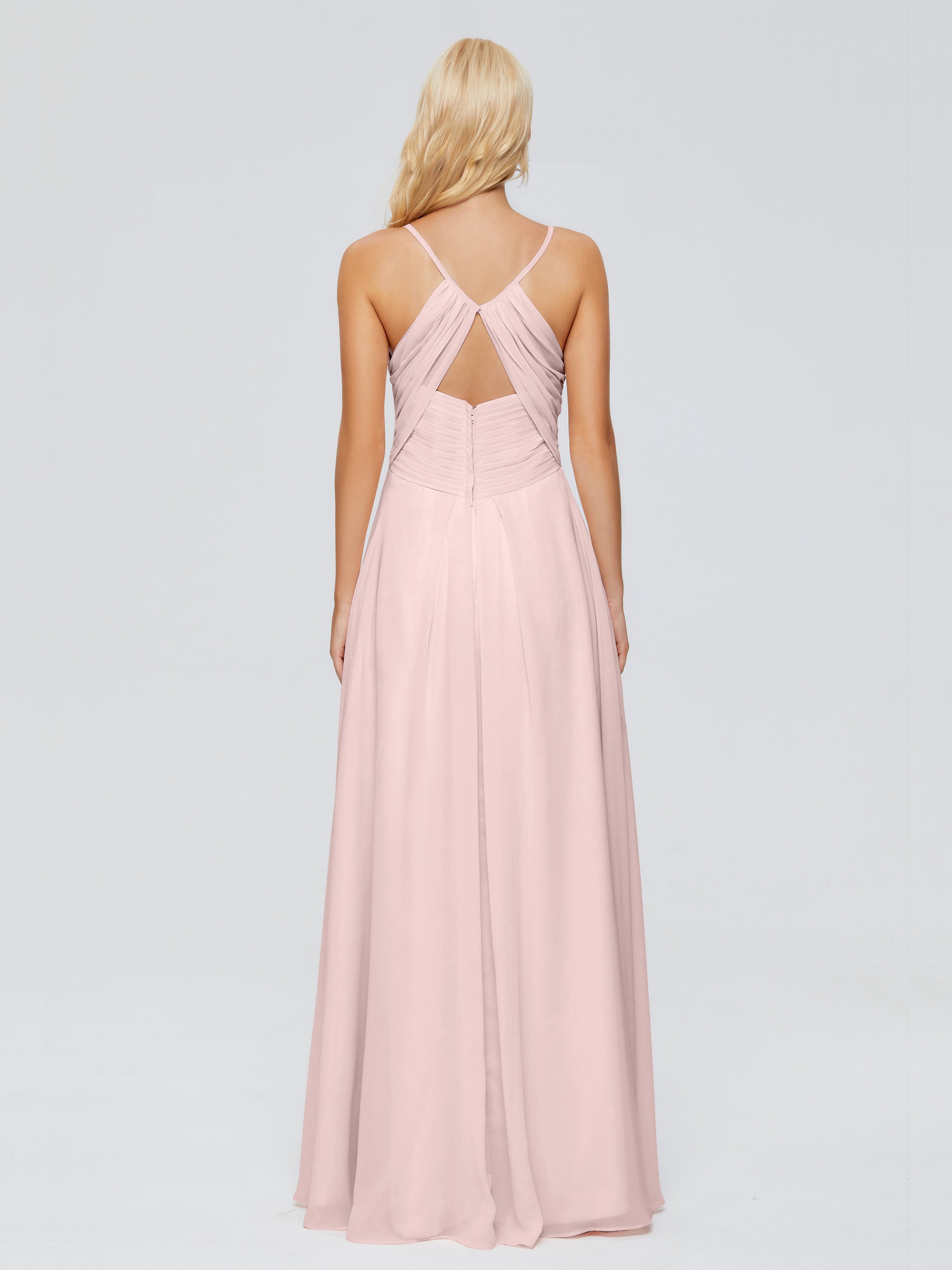 Hadley Spaghetti Straps Chiffon Bridesmaid Dresses
