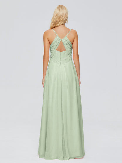 Hadley Spaghetti Straps Chiffon Bridesmaid Dresses