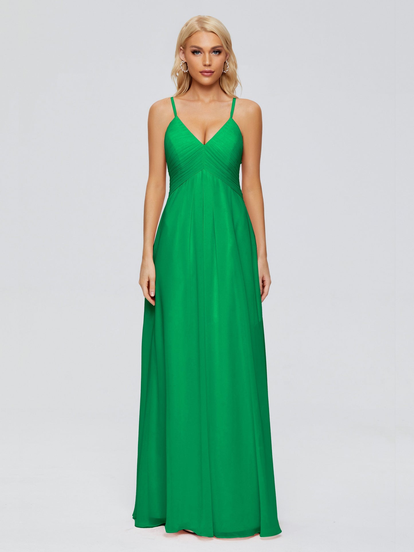 Hadley Spaghetti Straps Chiffon Bridesmaid Dresses