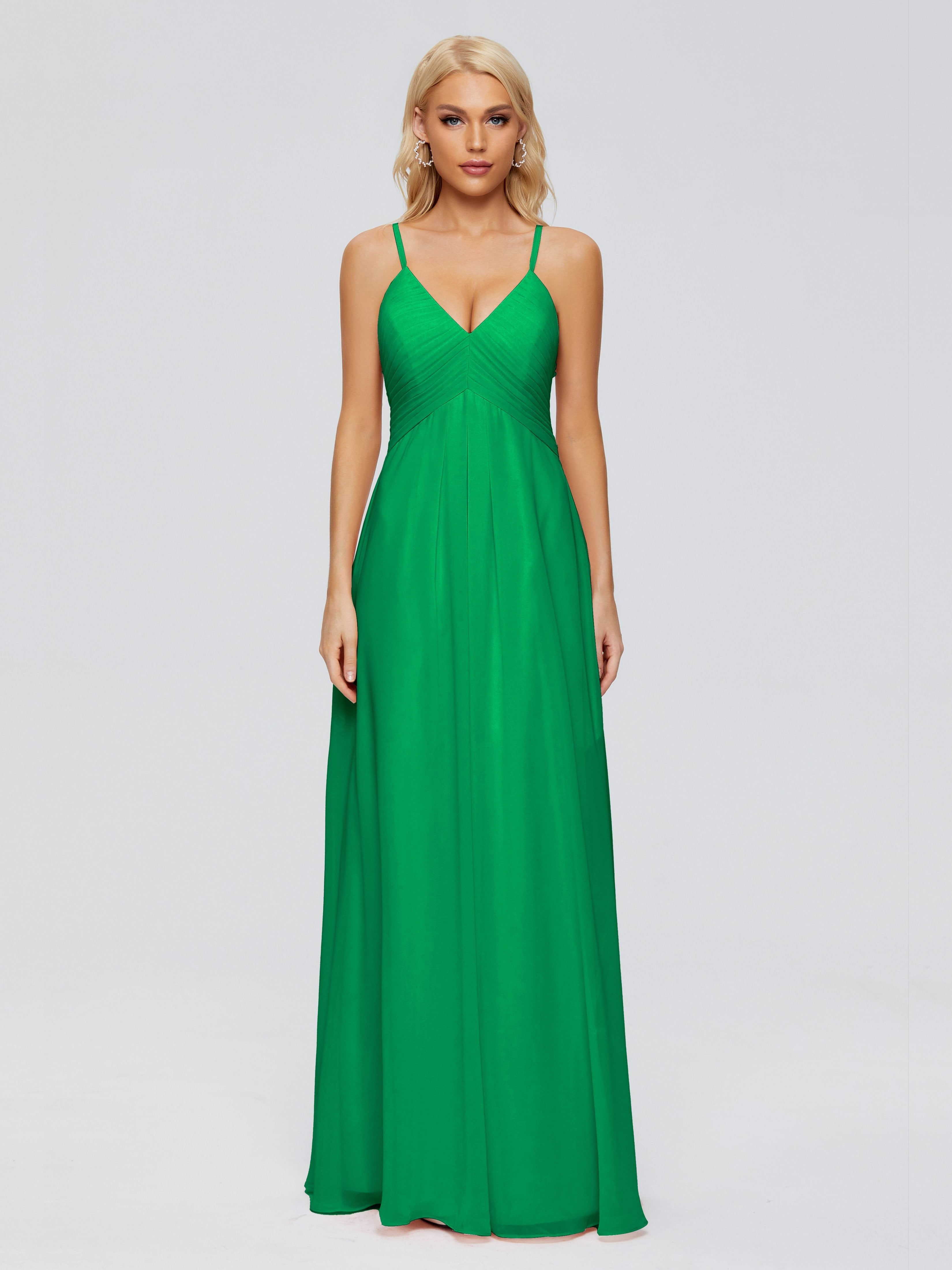 Hadley Spaghetti Straps Chiffon Bridesmaid Dresses