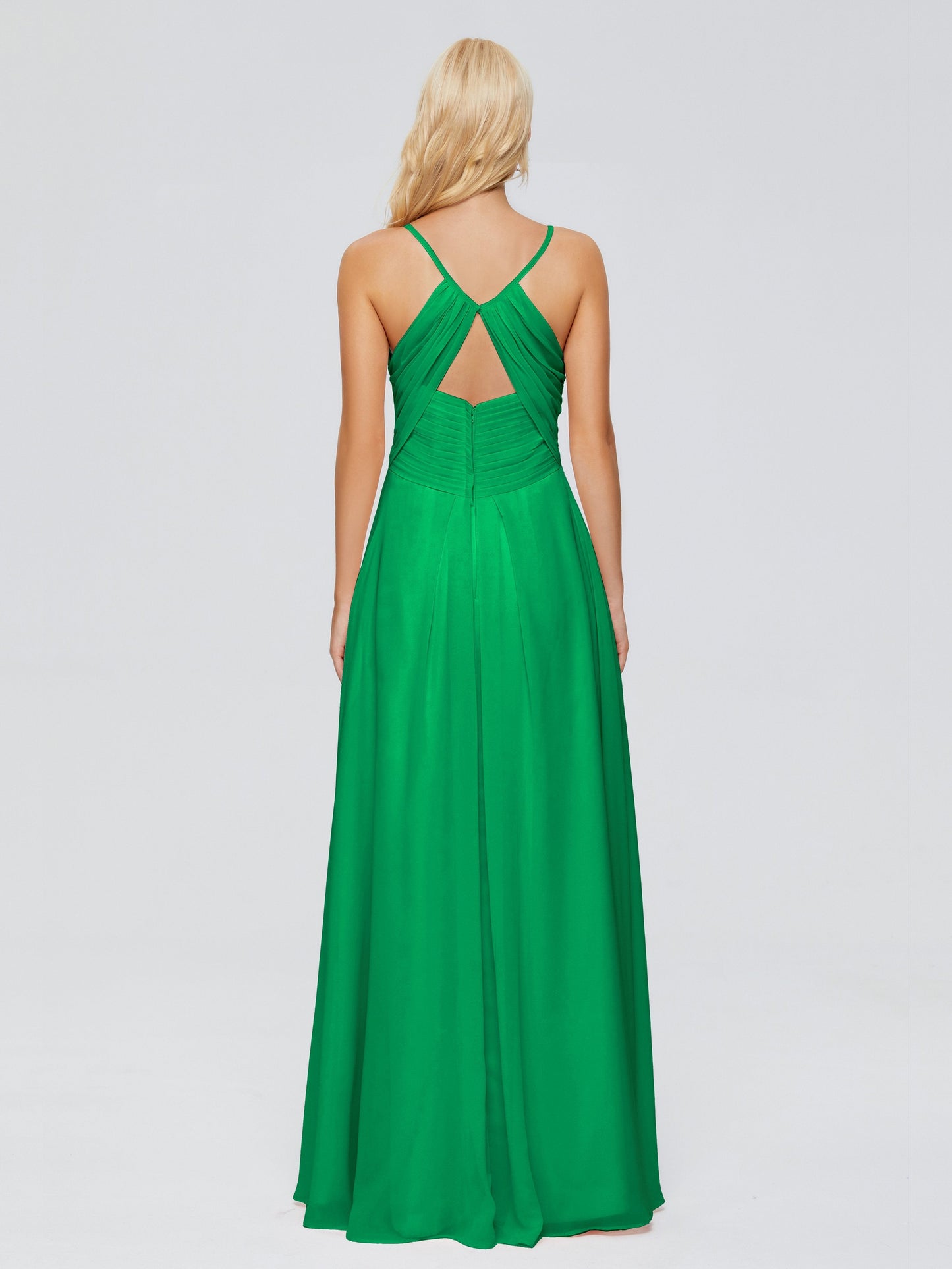 Hadley Spaghetti Straps Chiffon Bridesmaid Dresses