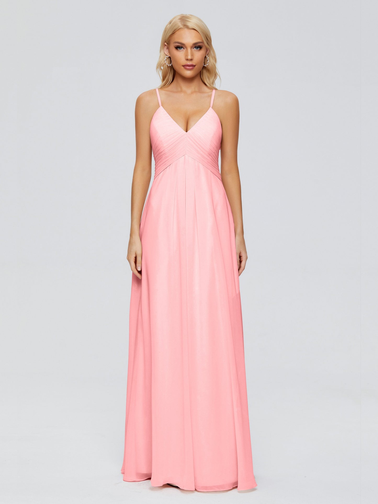 Hadley Spaghetti Straps Chiffon Bridesmaid Dresses