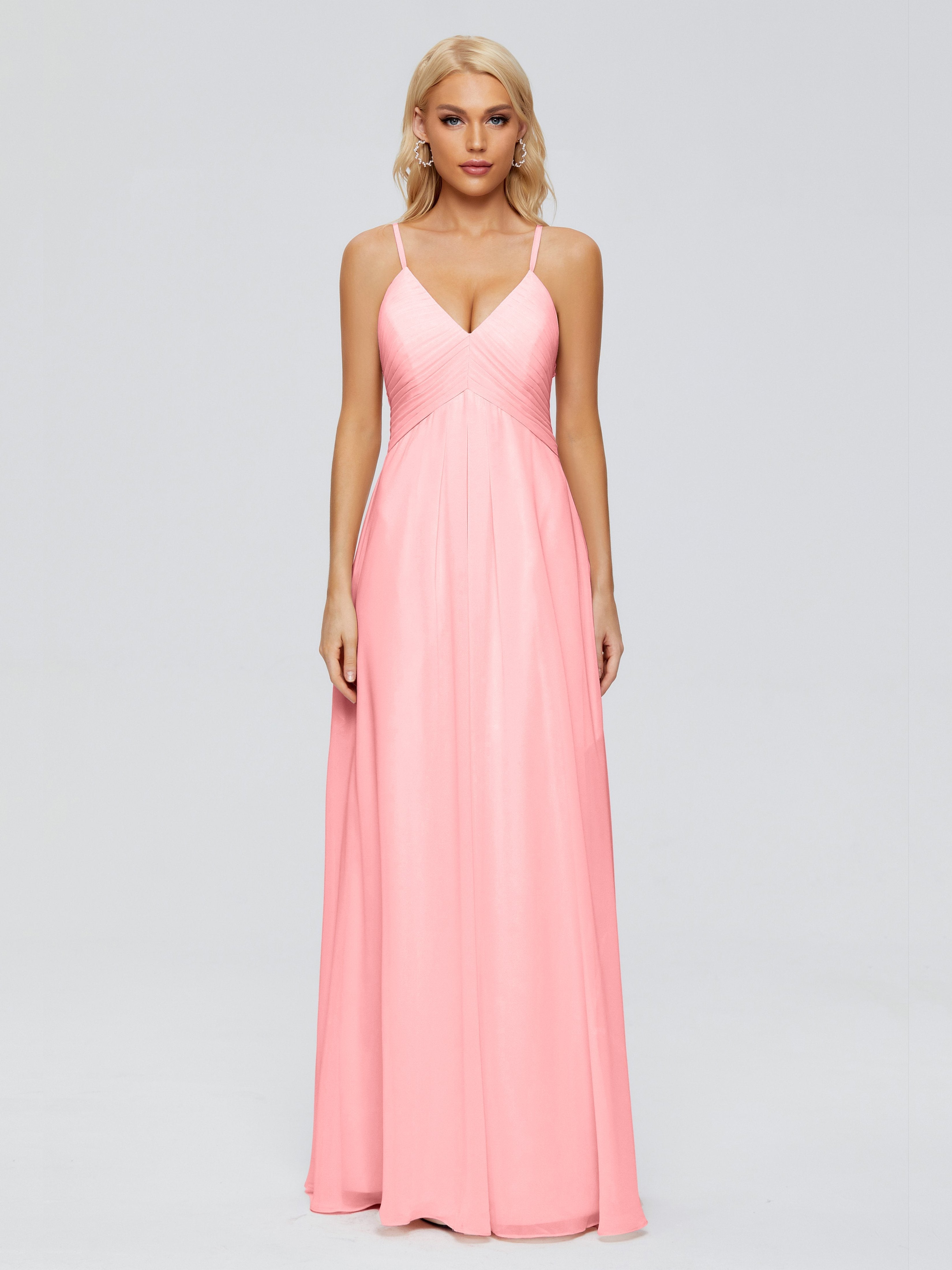 Hadley Spaghetti Straps Chiffon Bridesmaid Dresses