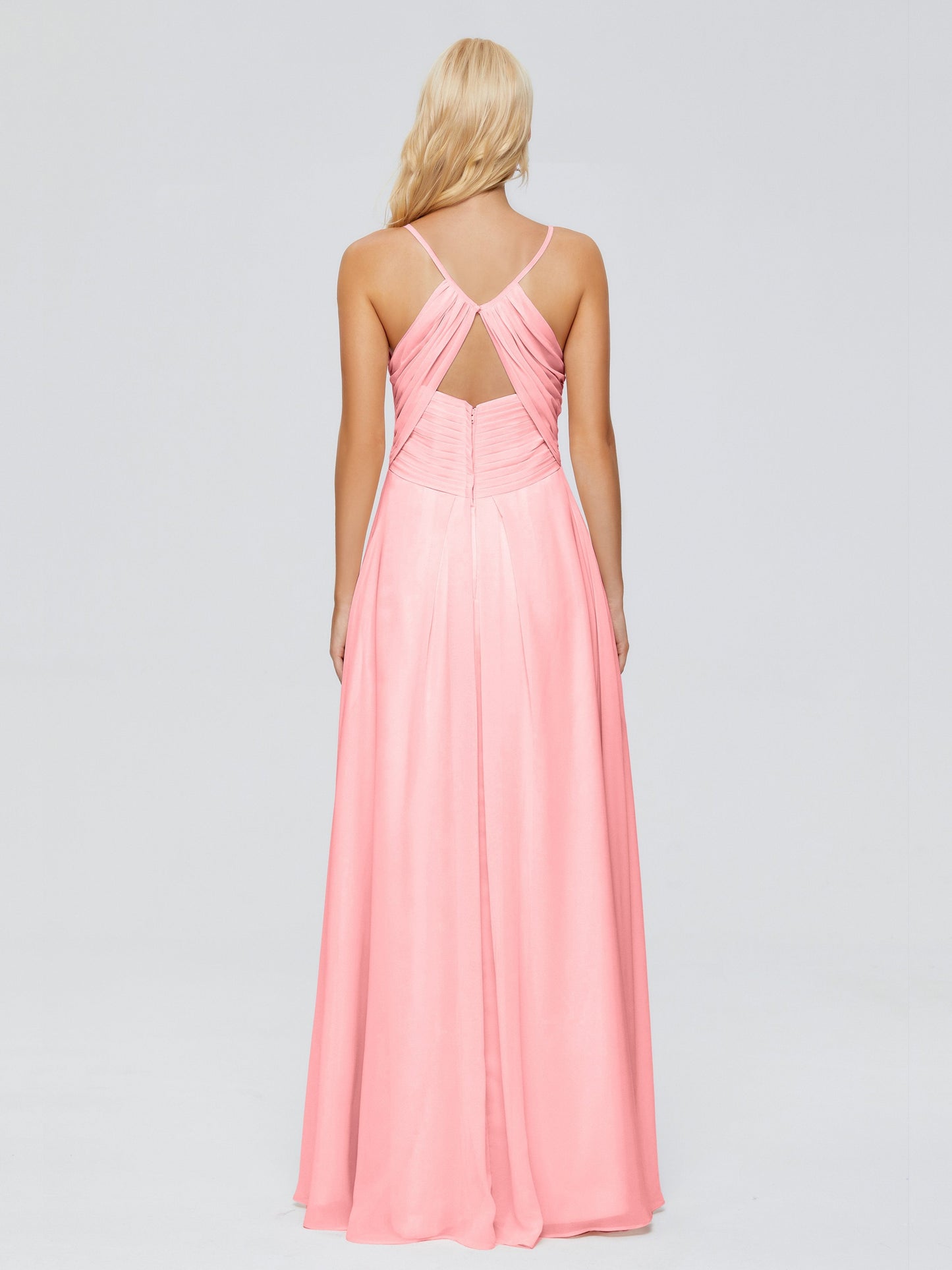 Hadley Spaghetti Straps Chiffon Bridesmaid Dresses