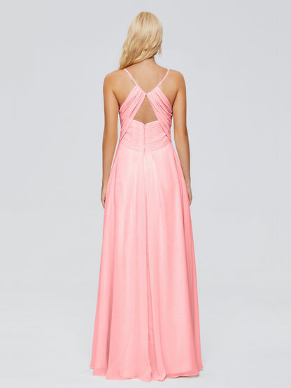 Hadley Spaghetti Straps Chiffon Bridesmaid Dresses