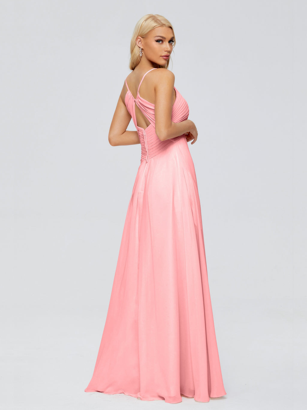 Hadley Spaghetti Straps Chiffon Bridesmaid Dresses