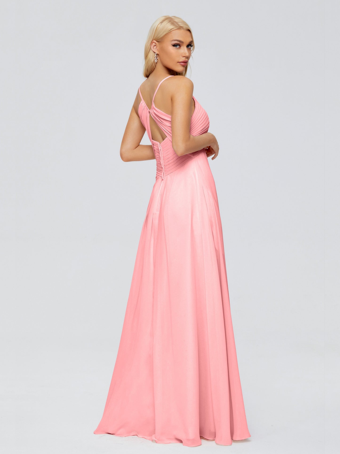 Hadley Spaghetti Straps Chiffon Bridesmaid Dresses