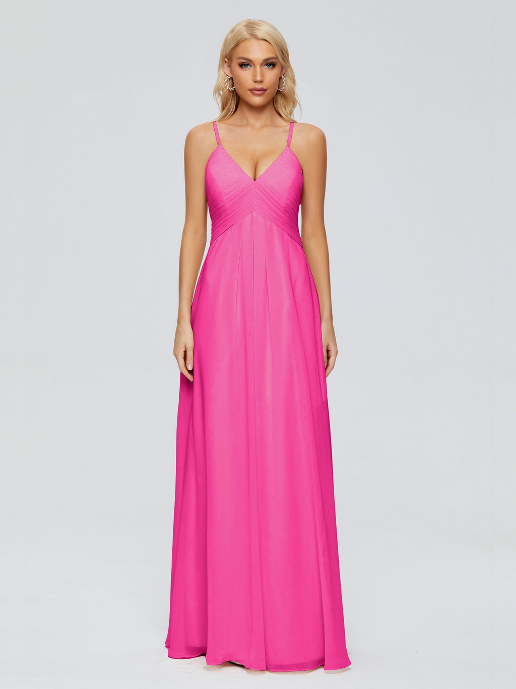 Hadley Spaghetti Straps Chiffon Bridesmaid Dresses