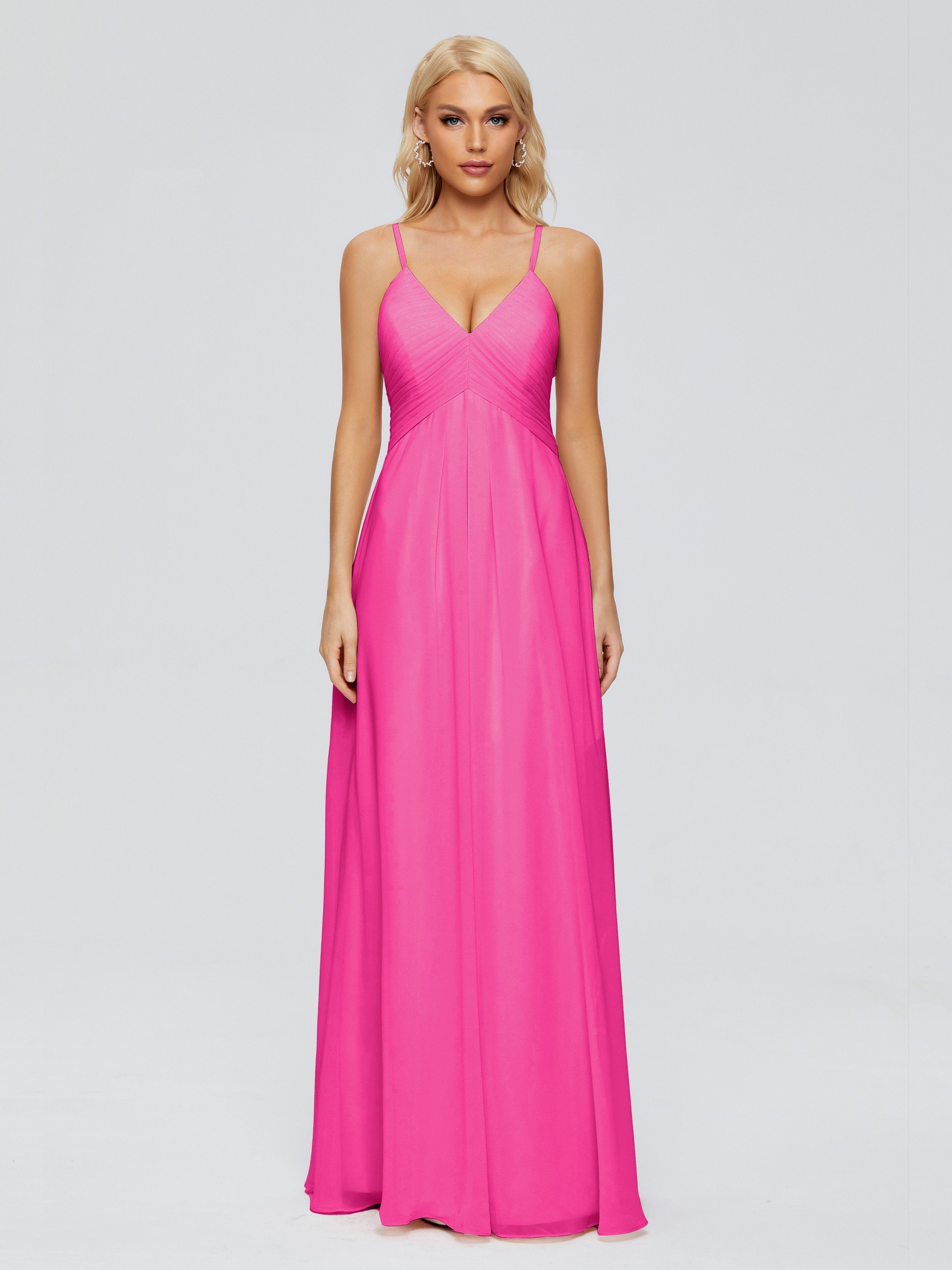 Hadley Spaghetti Straps Chiffon Bridesmaid Dresses