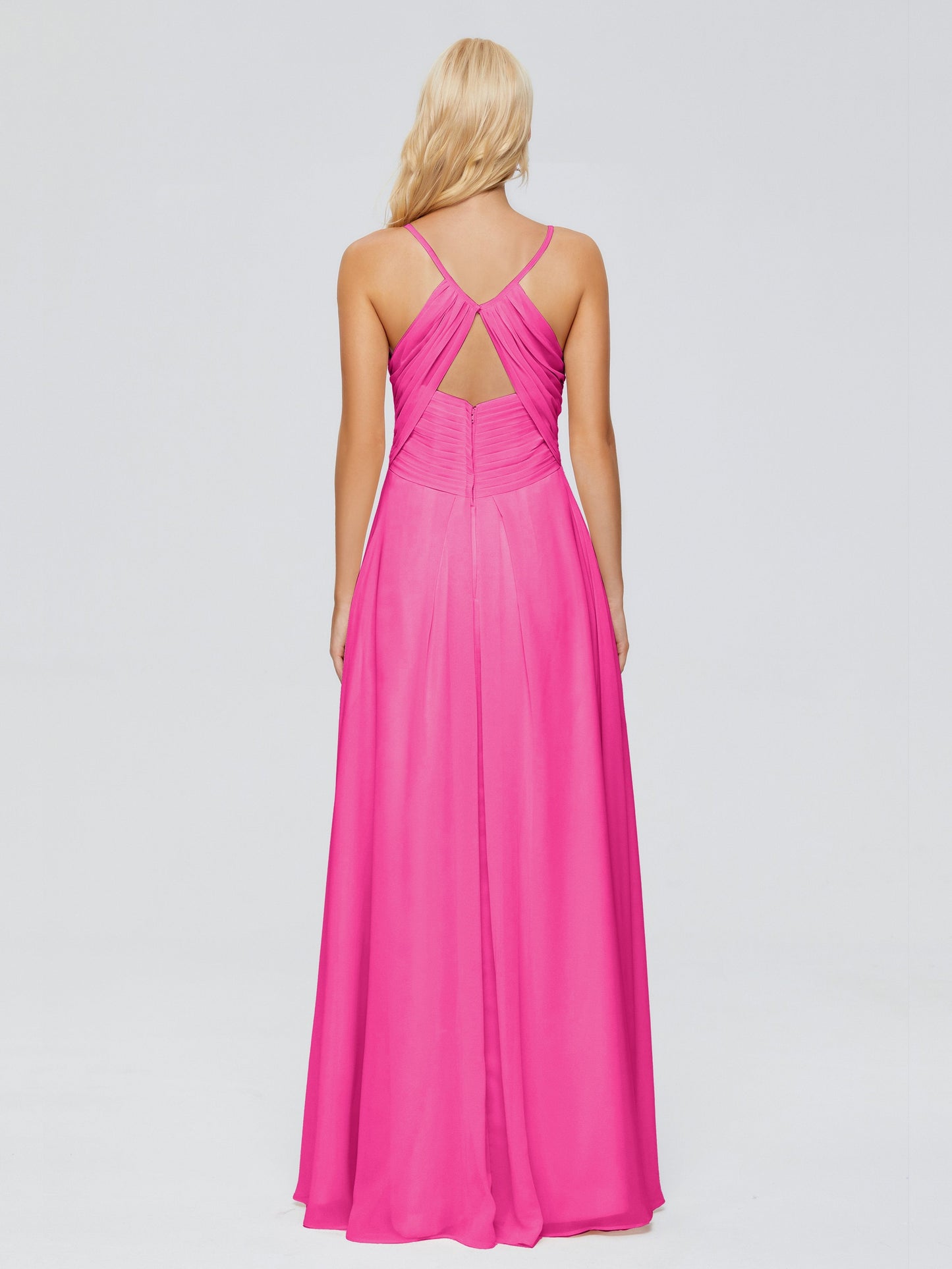 Hadley Spaghetti Straps Chiffon Bridesmaid Dresses