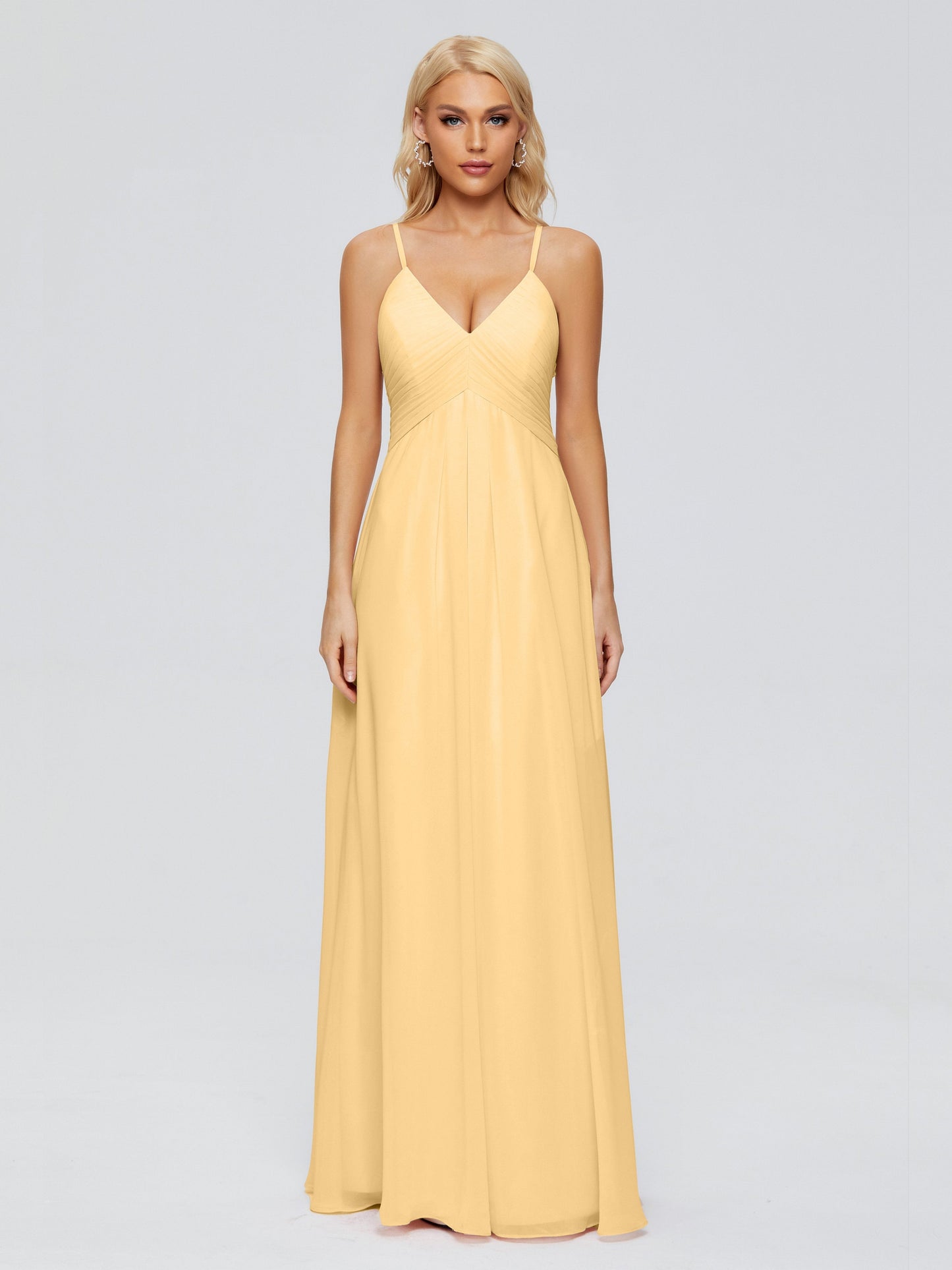 Hadley Spaghetti Straps Chiffon Bridesmaid Dresses