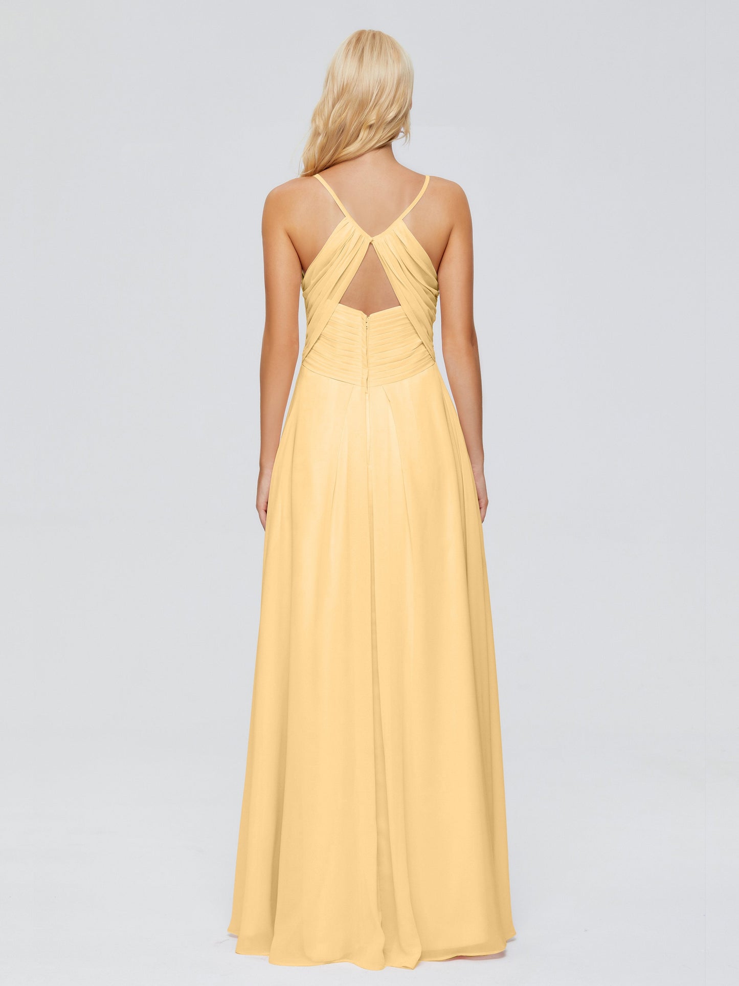 Hadley Spaghetti Straps Chiffon Bridesmaid Dresses