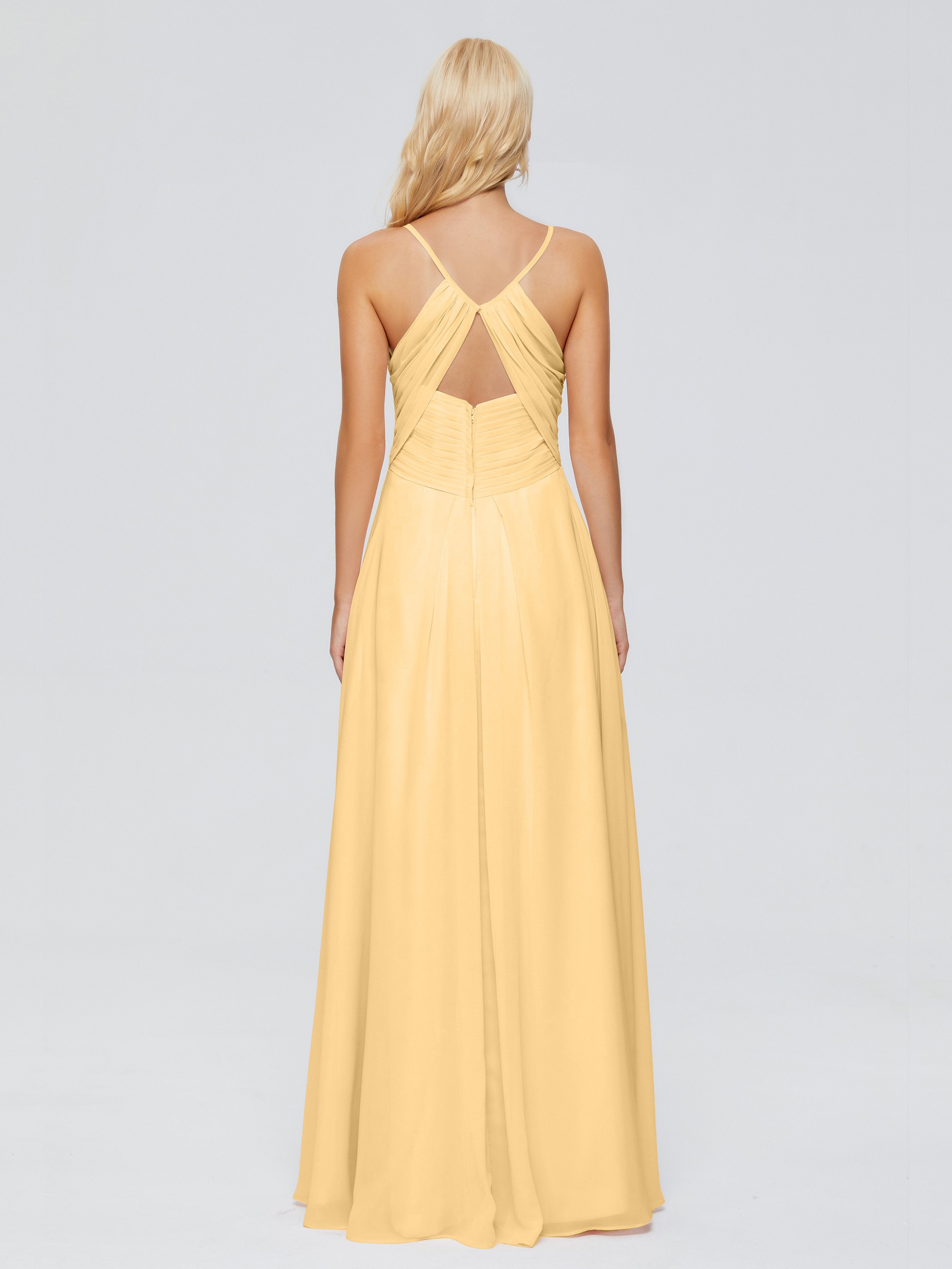 Hadley Spaghetti Straps Chiffon Bridesmaid Dresses