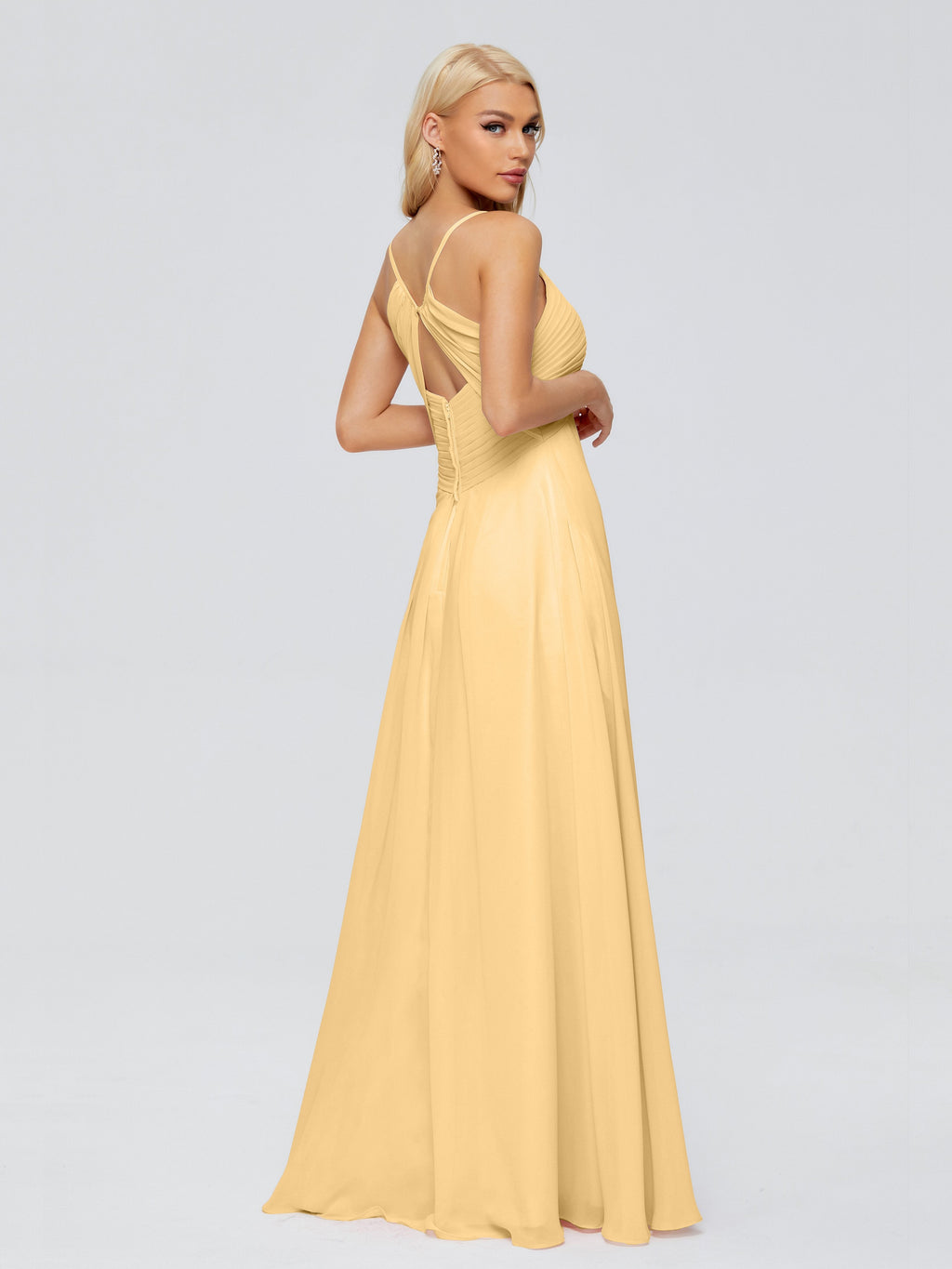 Hadley Spaghetti Straps Chiffon Bridesmaid Dresses