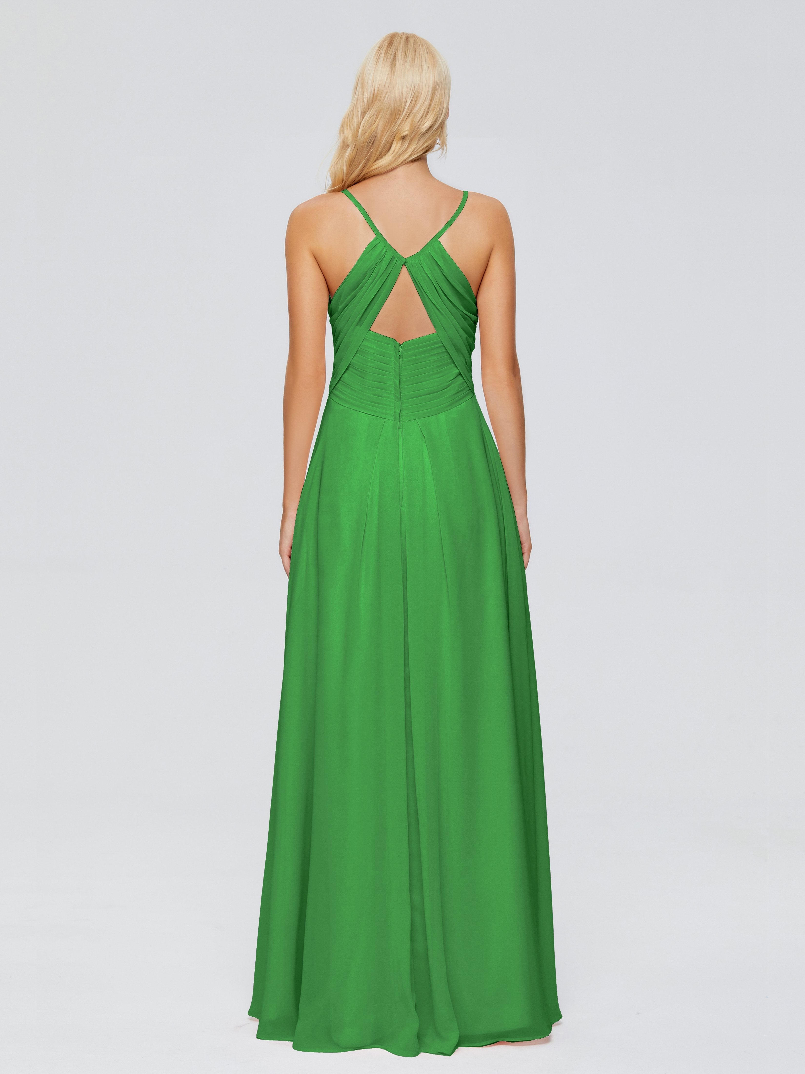 Hadley Spaghetti Straps Chiffon Bridesmaid Dresses