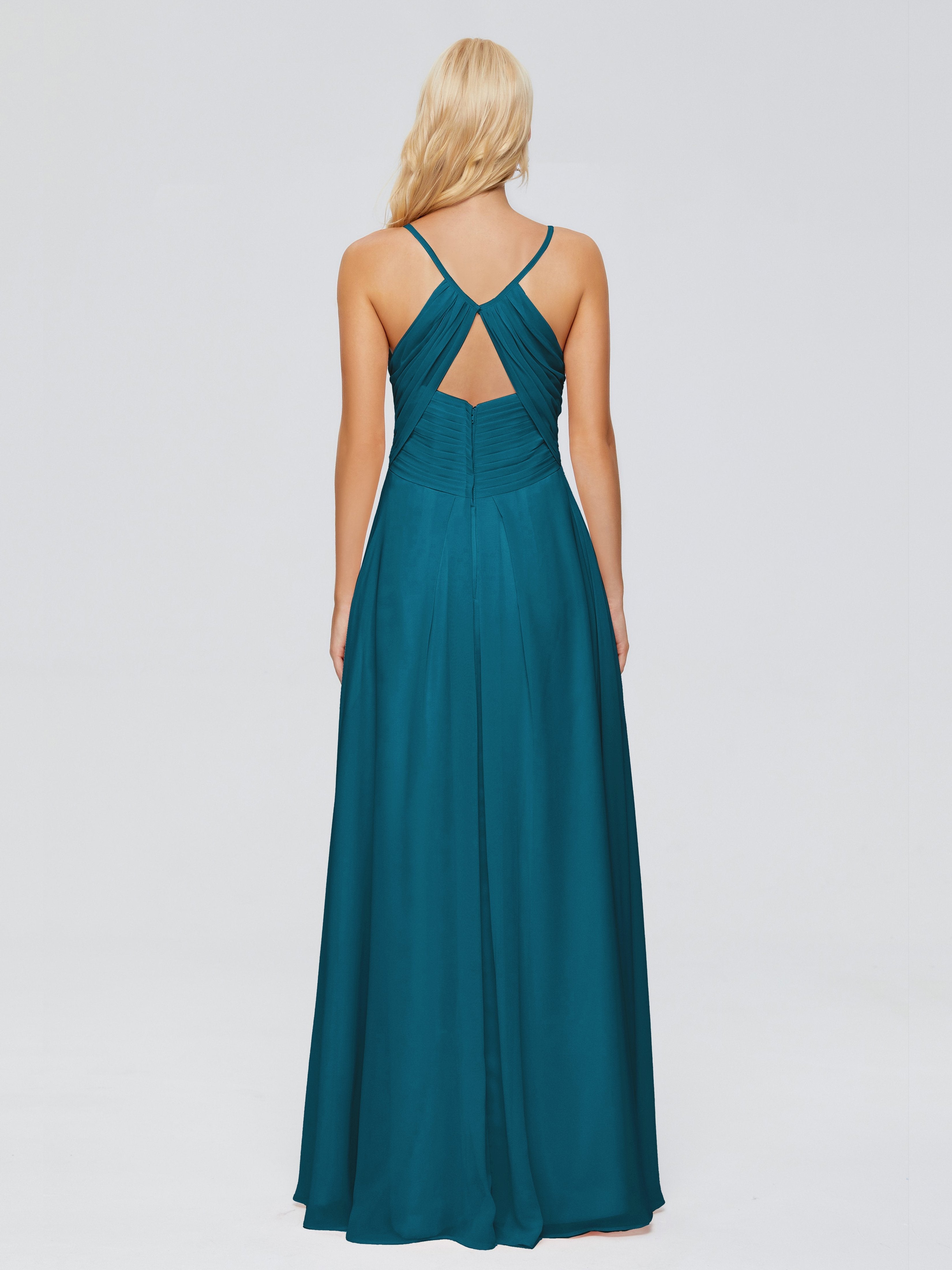 Hadley Spaghetti Straps Chiffon Bridesmaid Dresses