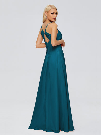 Hadley Spaghetti Straps Chiffon Bridesmaid Dresses