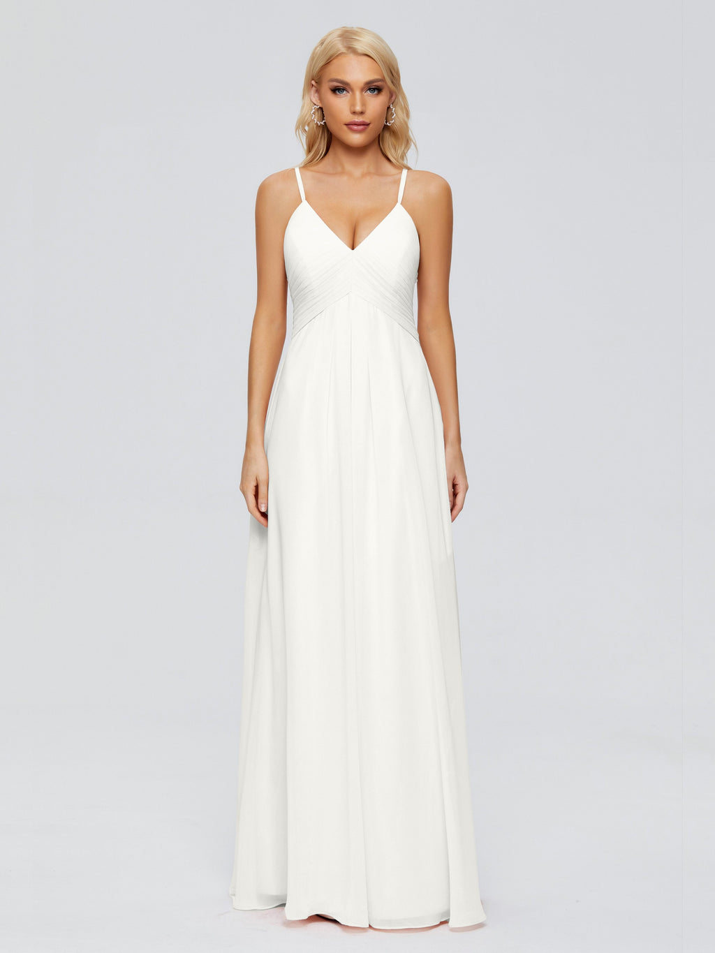 Hadley Spaghetti Straps Chiffon Bridesmaid Dresses