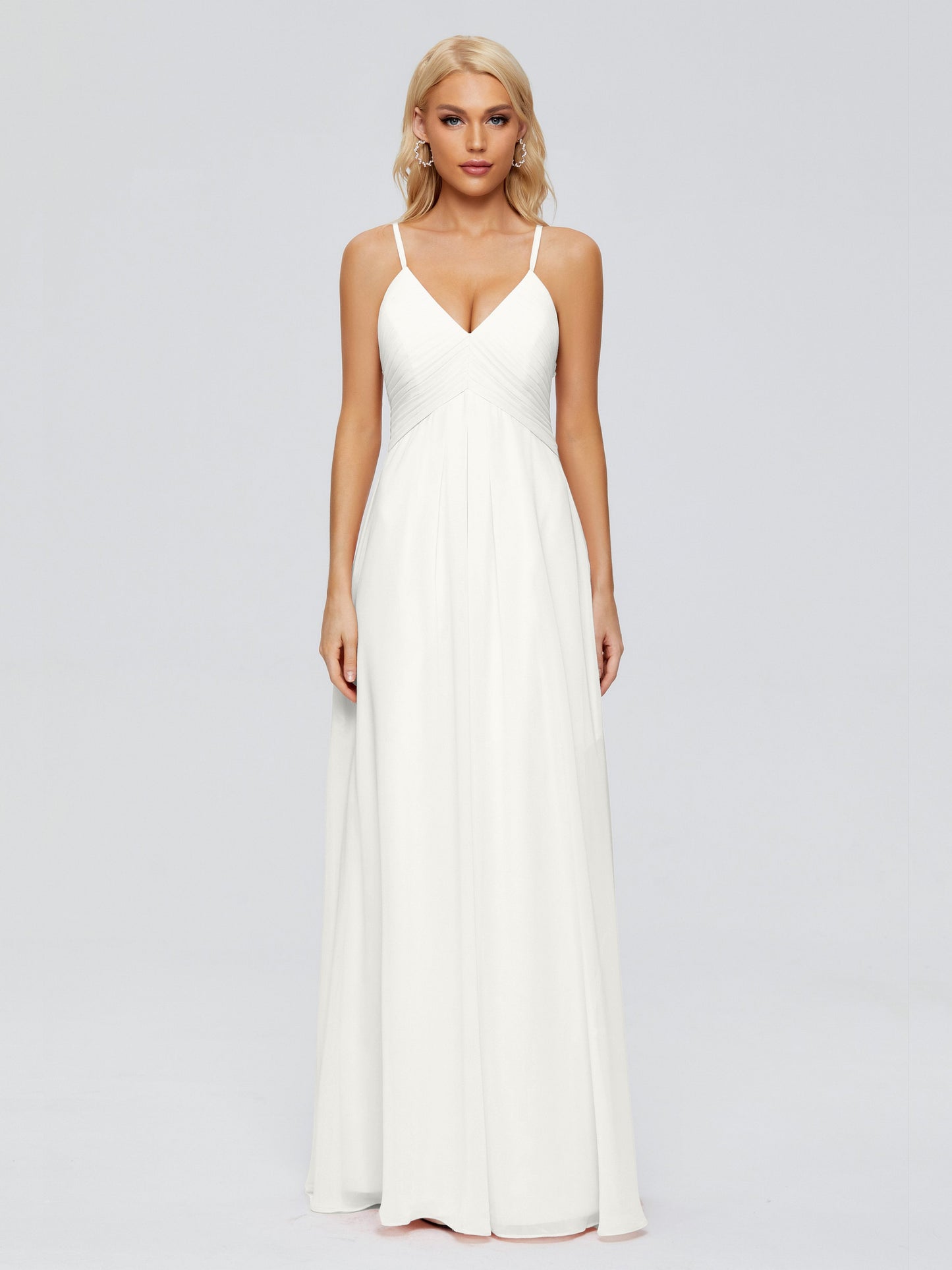 Hadley Spaghetti Straps Chiffon Bridesmaid Dresses