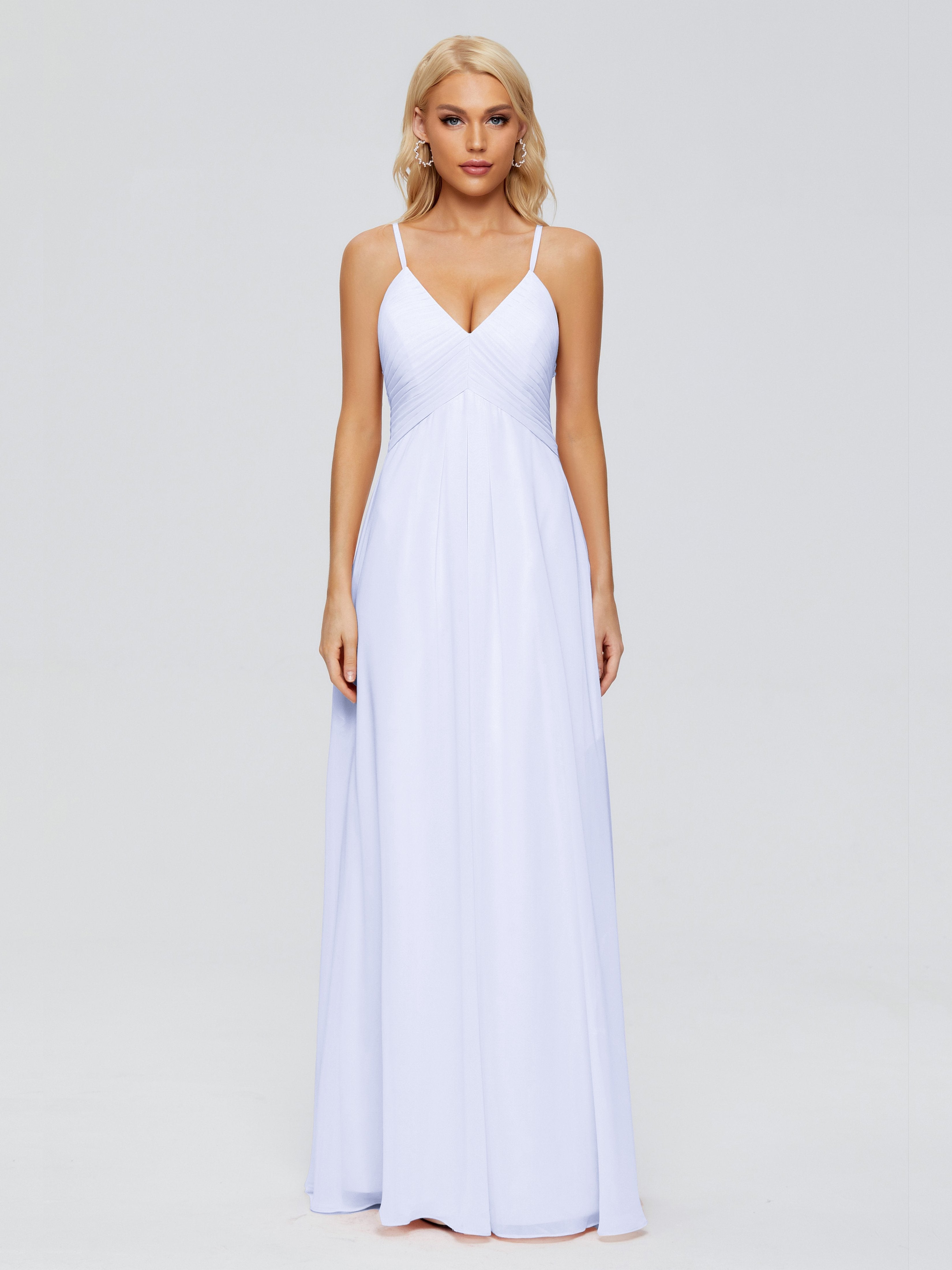 Hadley Spaghetti Straps Chiffon Bridesmaid Dresses