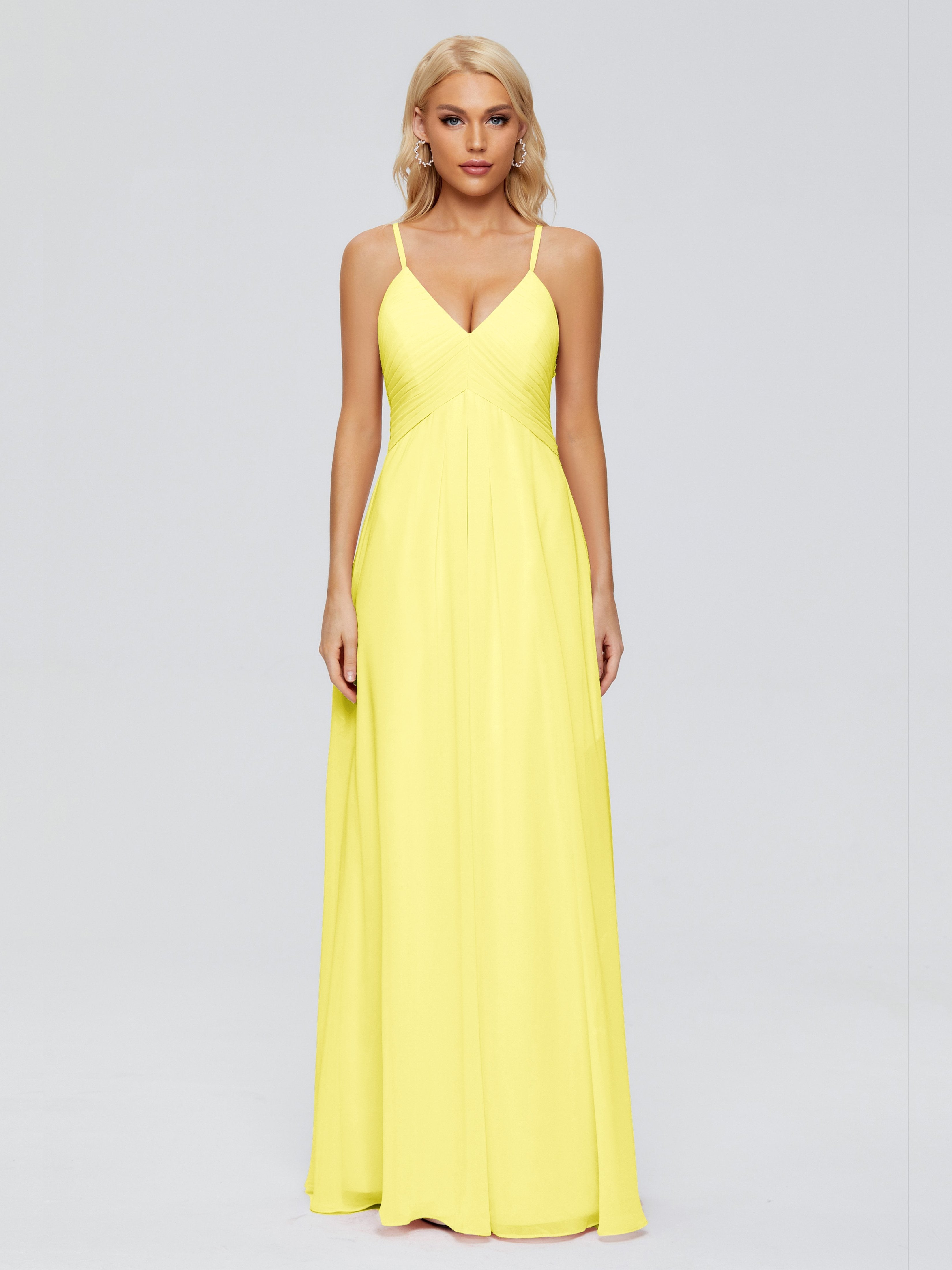 Hadley Spaghetti Straps Chiffon Bridesmaid Dresses