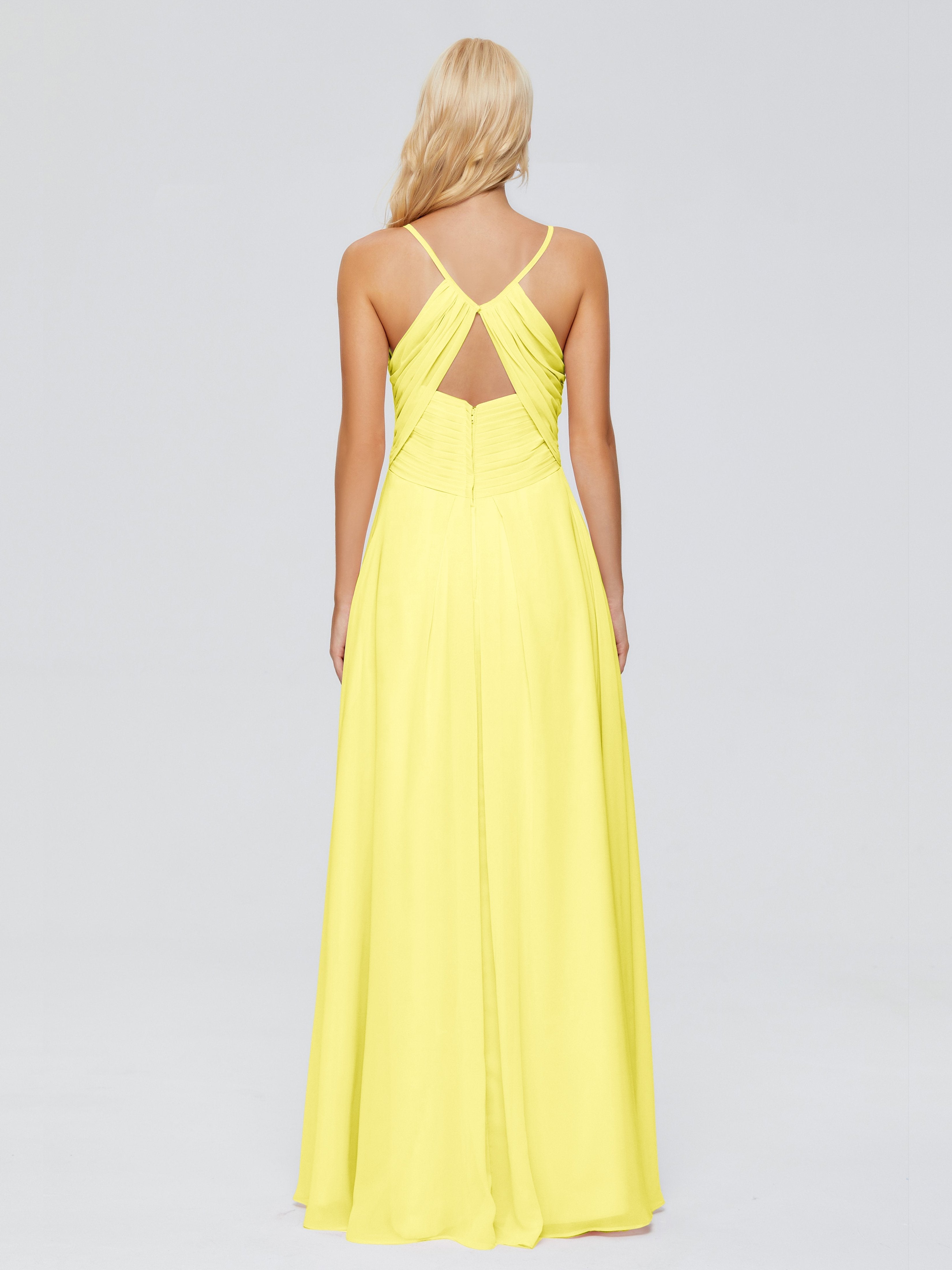 Hadley Spaghetti Straps Chiffon Bridesmaid Dresses