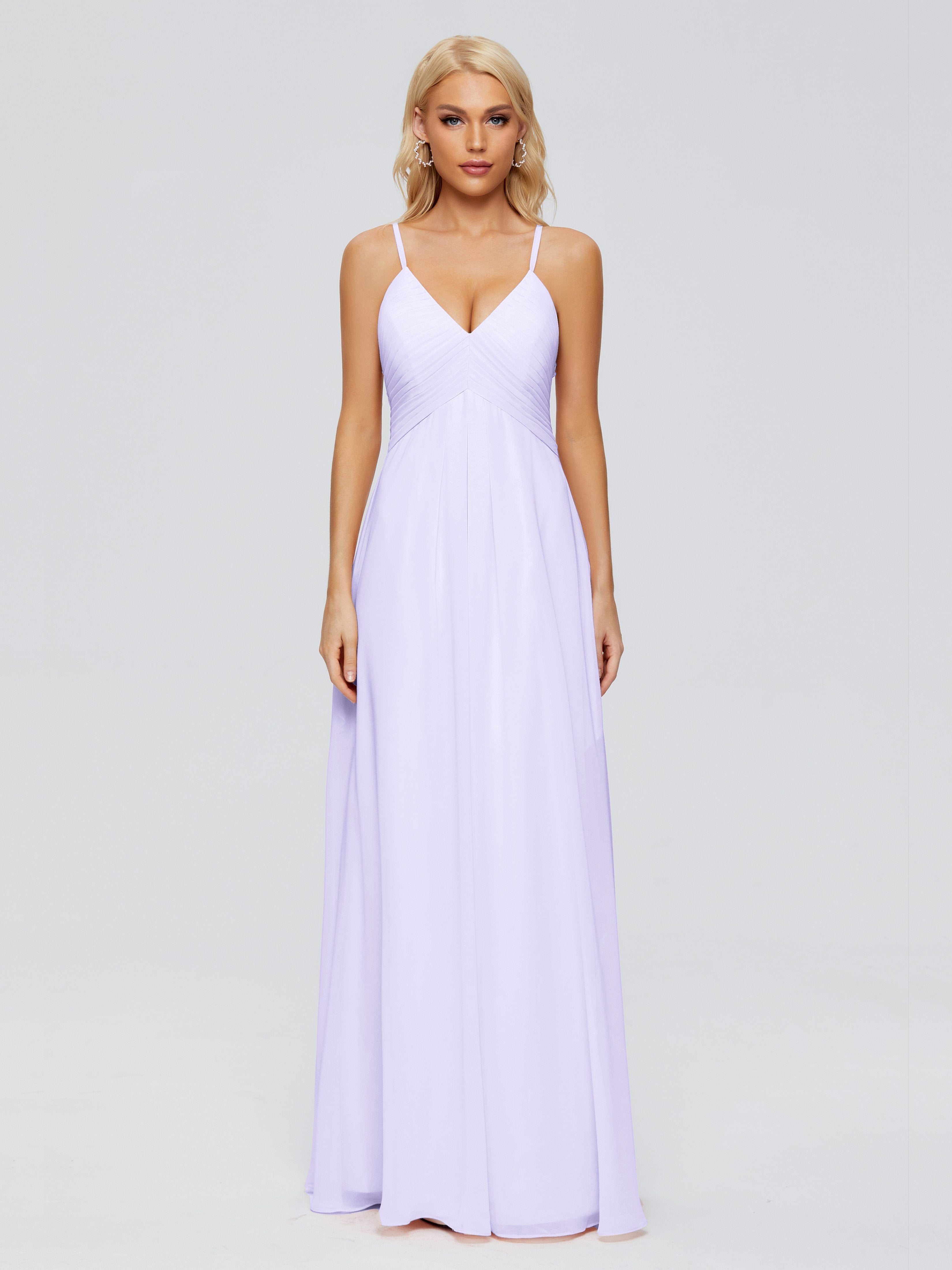 Hadley Spaghetti Straps Chiffon Bridesmaid Dresses